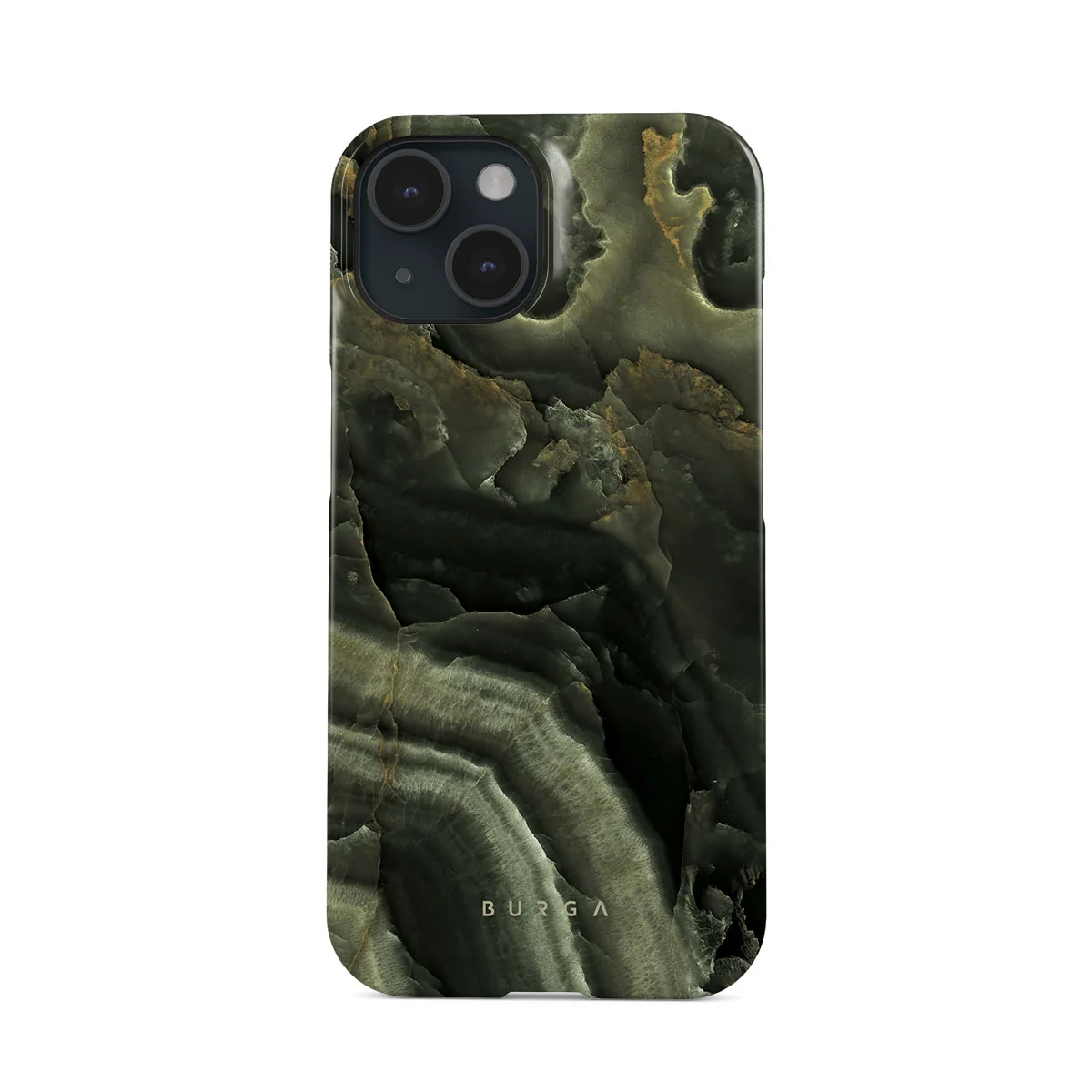 Misty Forest - Green Marble iPhone 15 Plus ケース