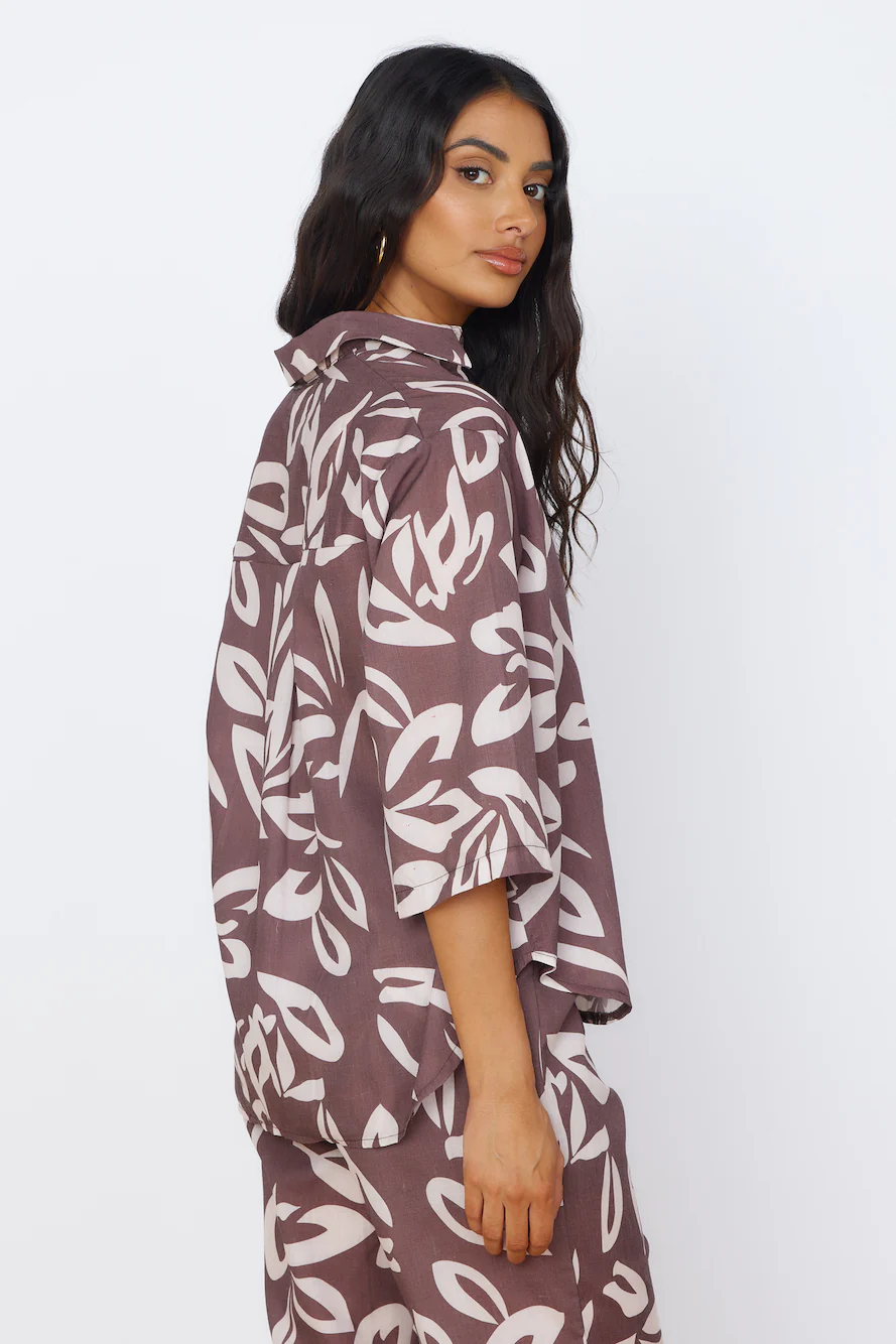 Midnight Enchantment Top Brown