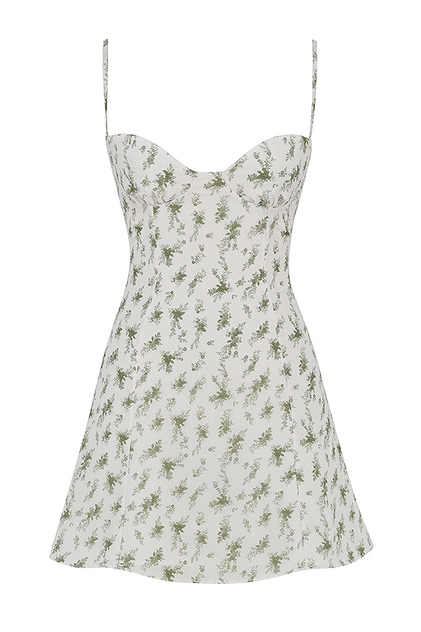 Garden Print Mini Dress