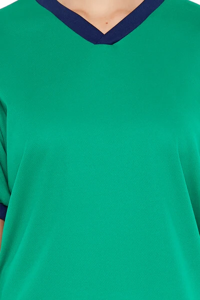 V-Neck Ringer Jersey