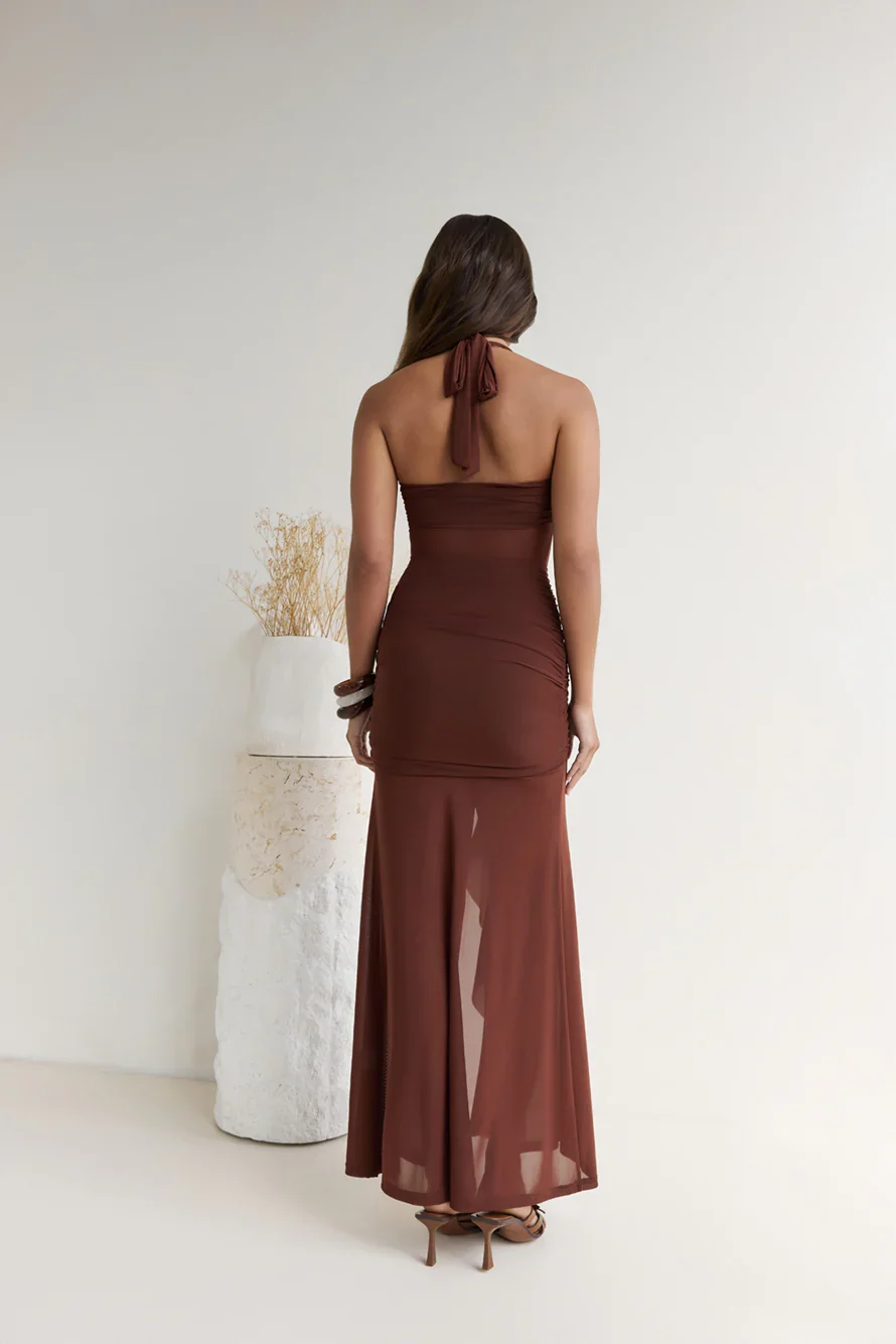 Tallula Maxi Dress Espresso