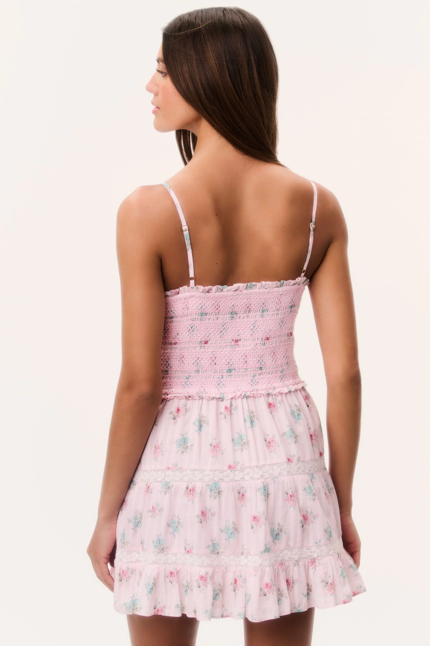 Lizzy Floral Cotton Mini Dress