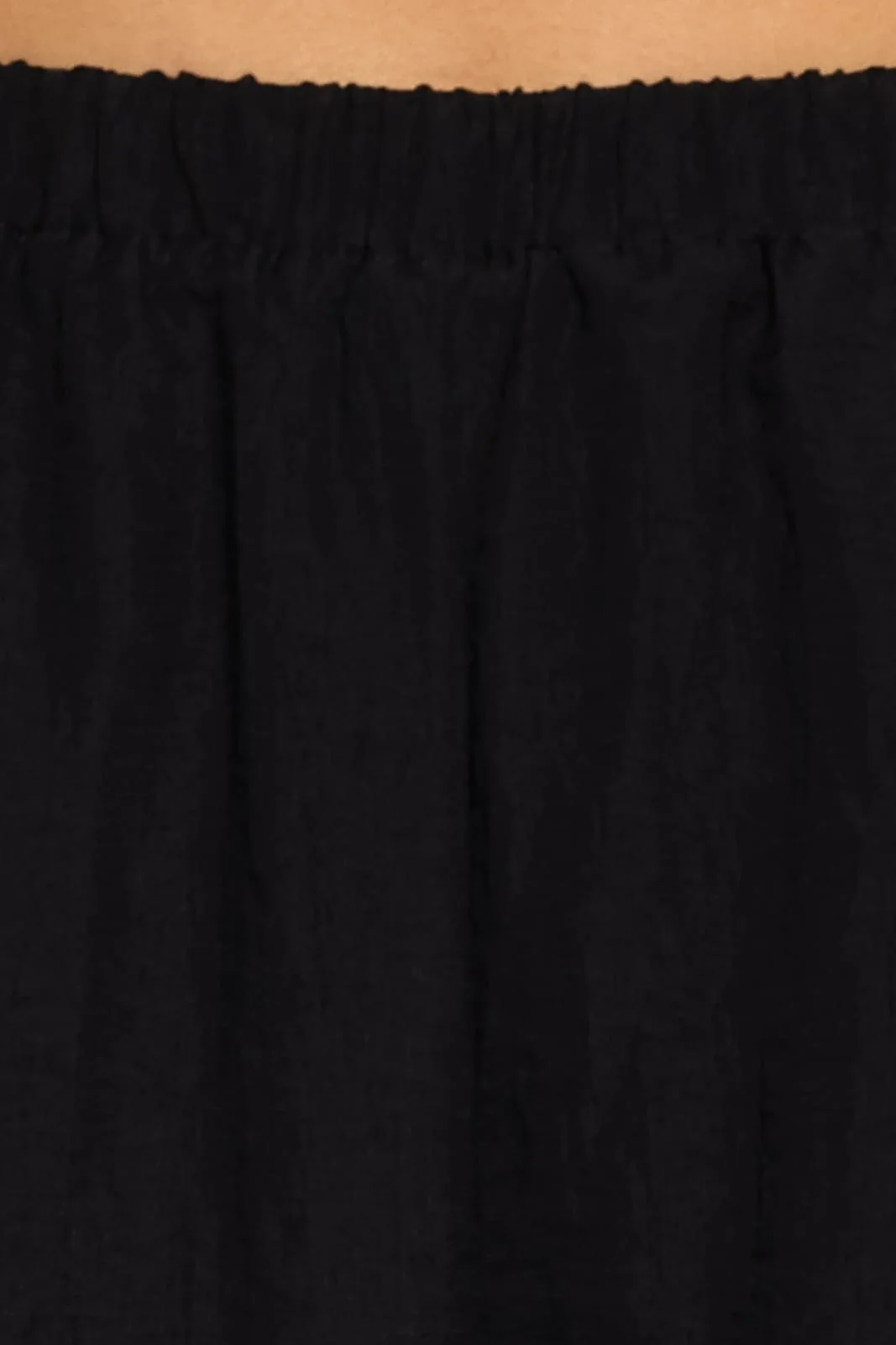 Vayla Sheer Panel Top - Black