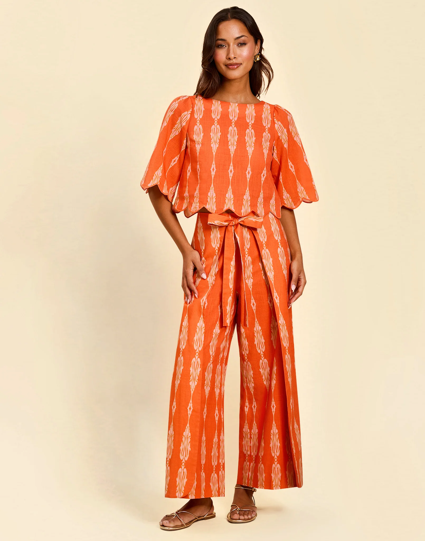 Charlize Scallop Top