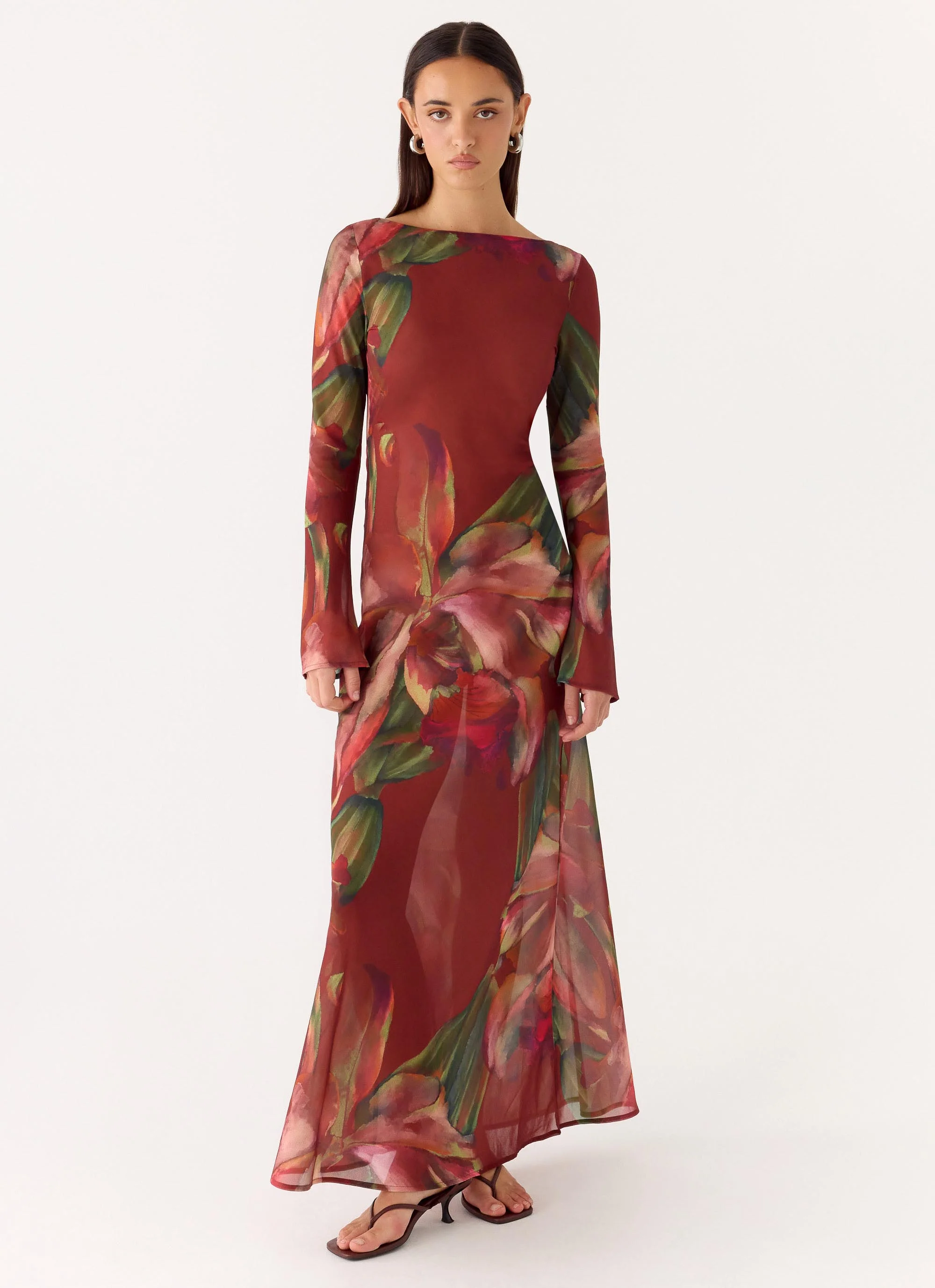 Charmayne Chiffon Maxi Dress - Cuba Cuba
