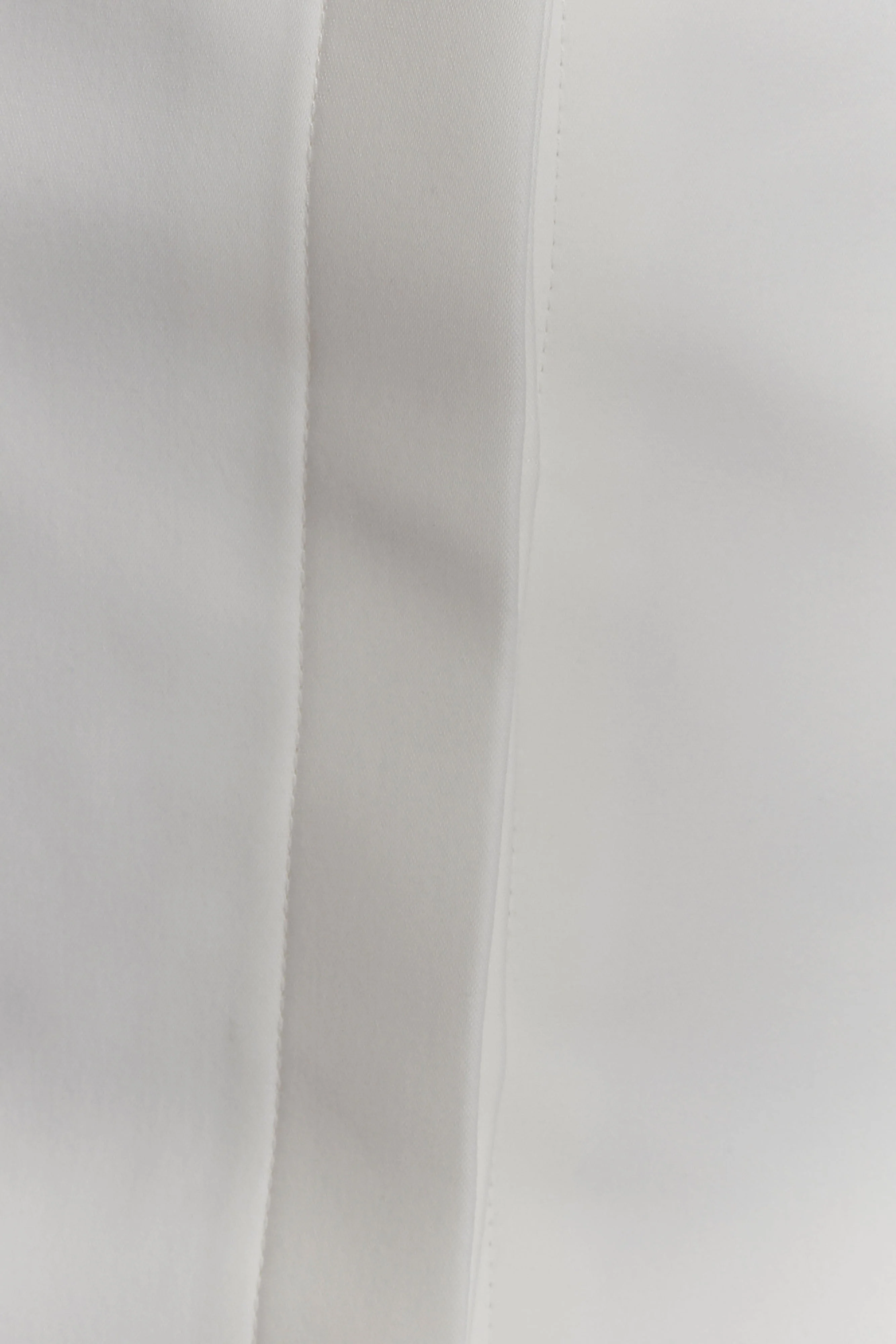 Carina Peplum Cotton Shirt Dress - White