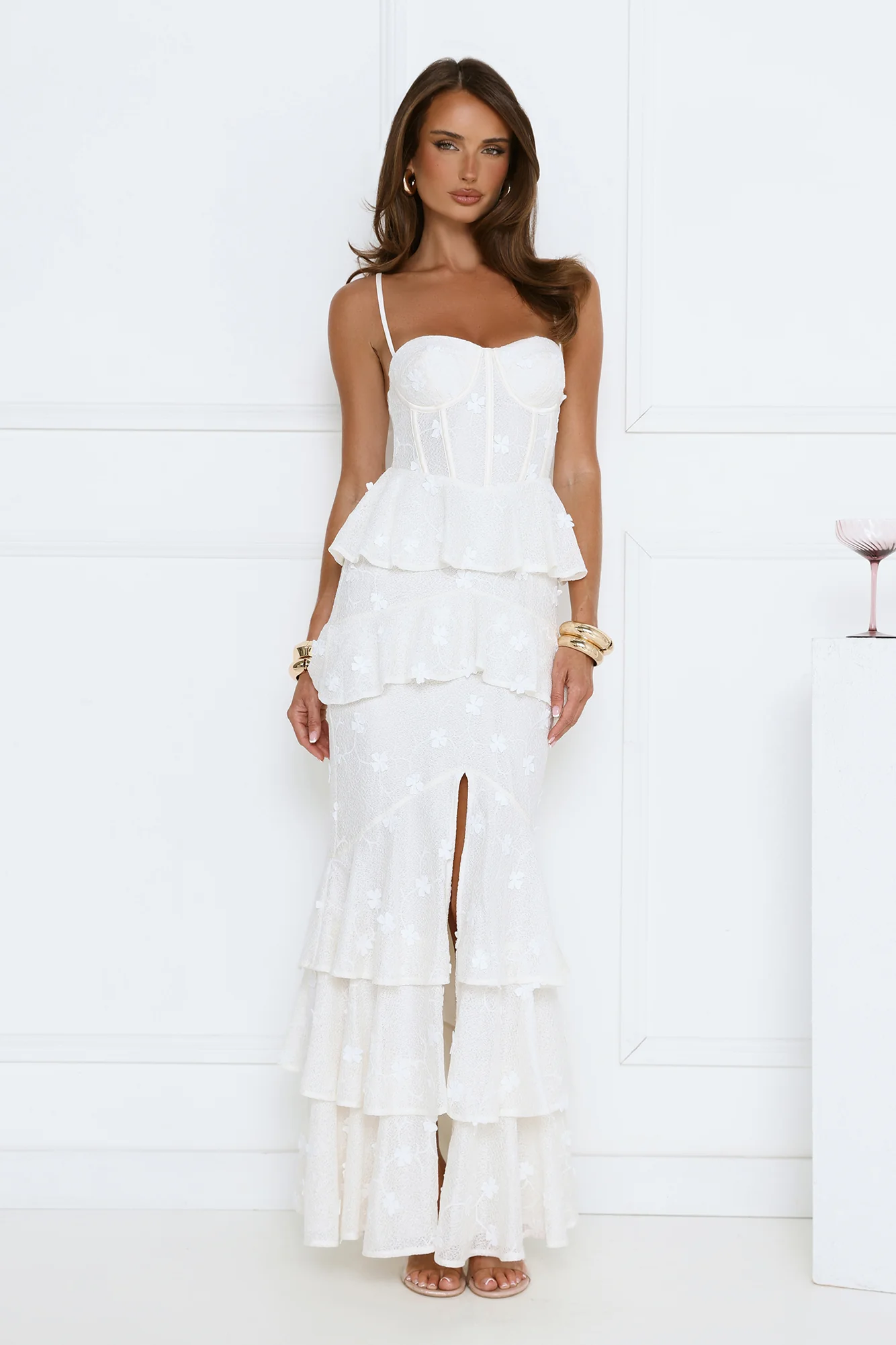 Secret Grove Maxi Dress White