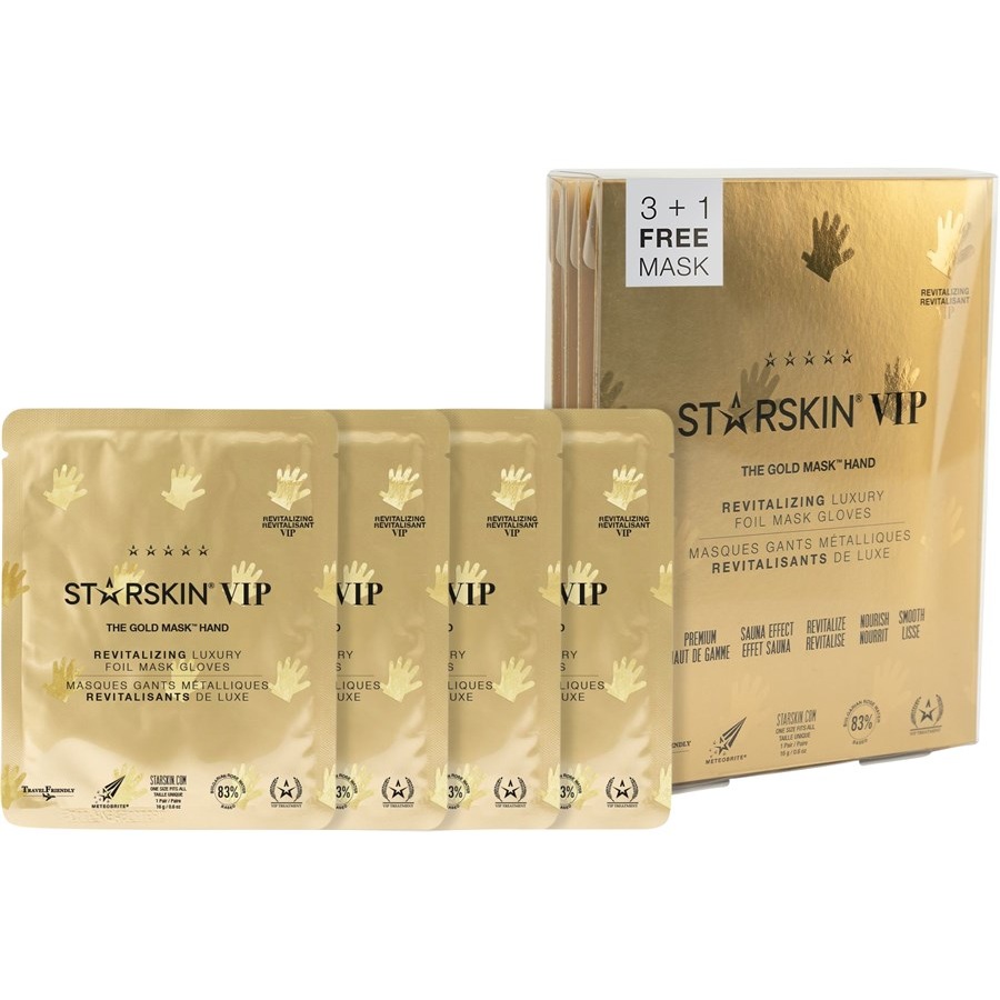 StarSkin Hands & Feet Revitalizing Hand Mask Gloves VIP - The Gold Mask