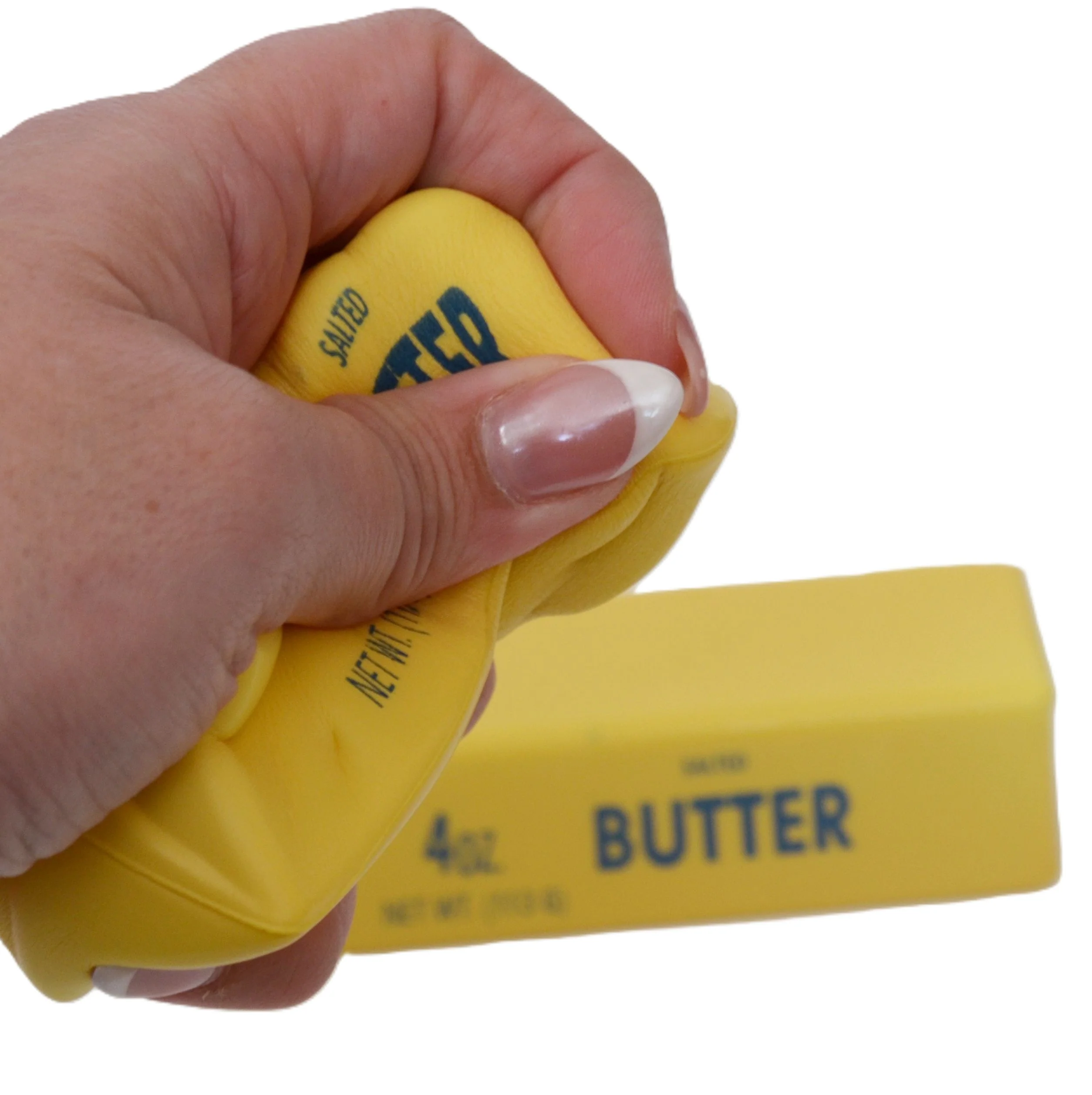 Yellow Butter Foam Slow-Rise Squishy 5.5