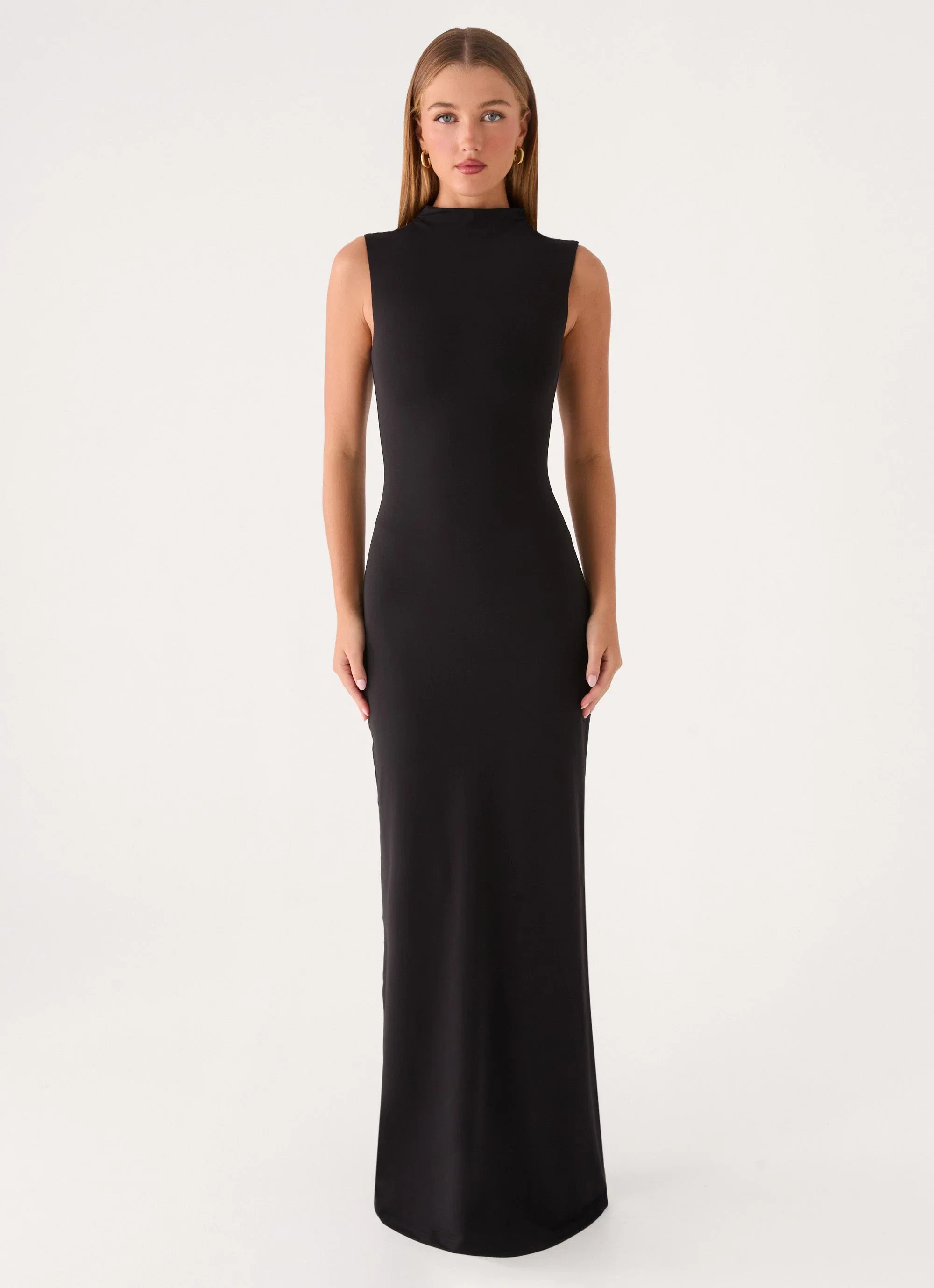 On My Time Maxi Dress - Black