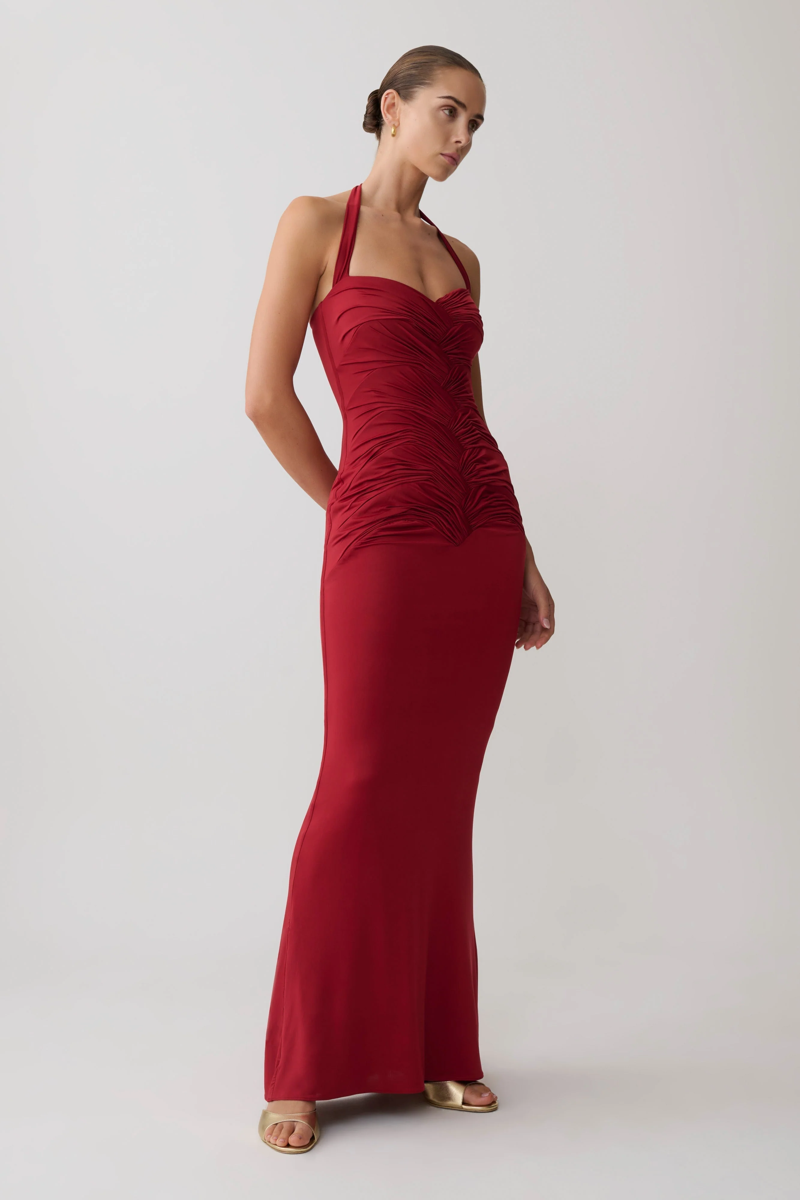 Hoai Halter Maxi Dress - luluinthesky