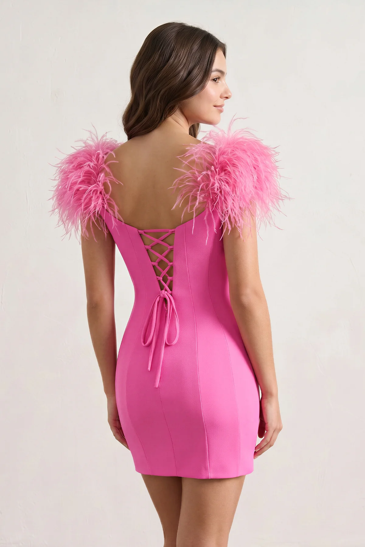 Sheath Off The Shoulder Satin Homecoming Dress