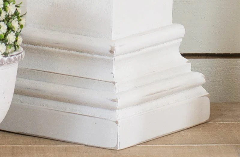 Distressed Pedestal Pillar