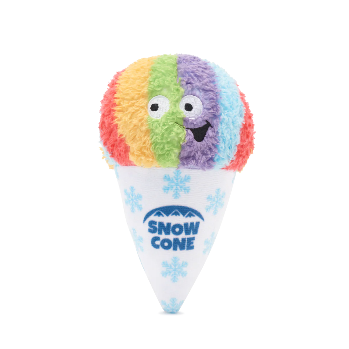 Throw Cone Plush 2-in-1 Fetch Dog Toy