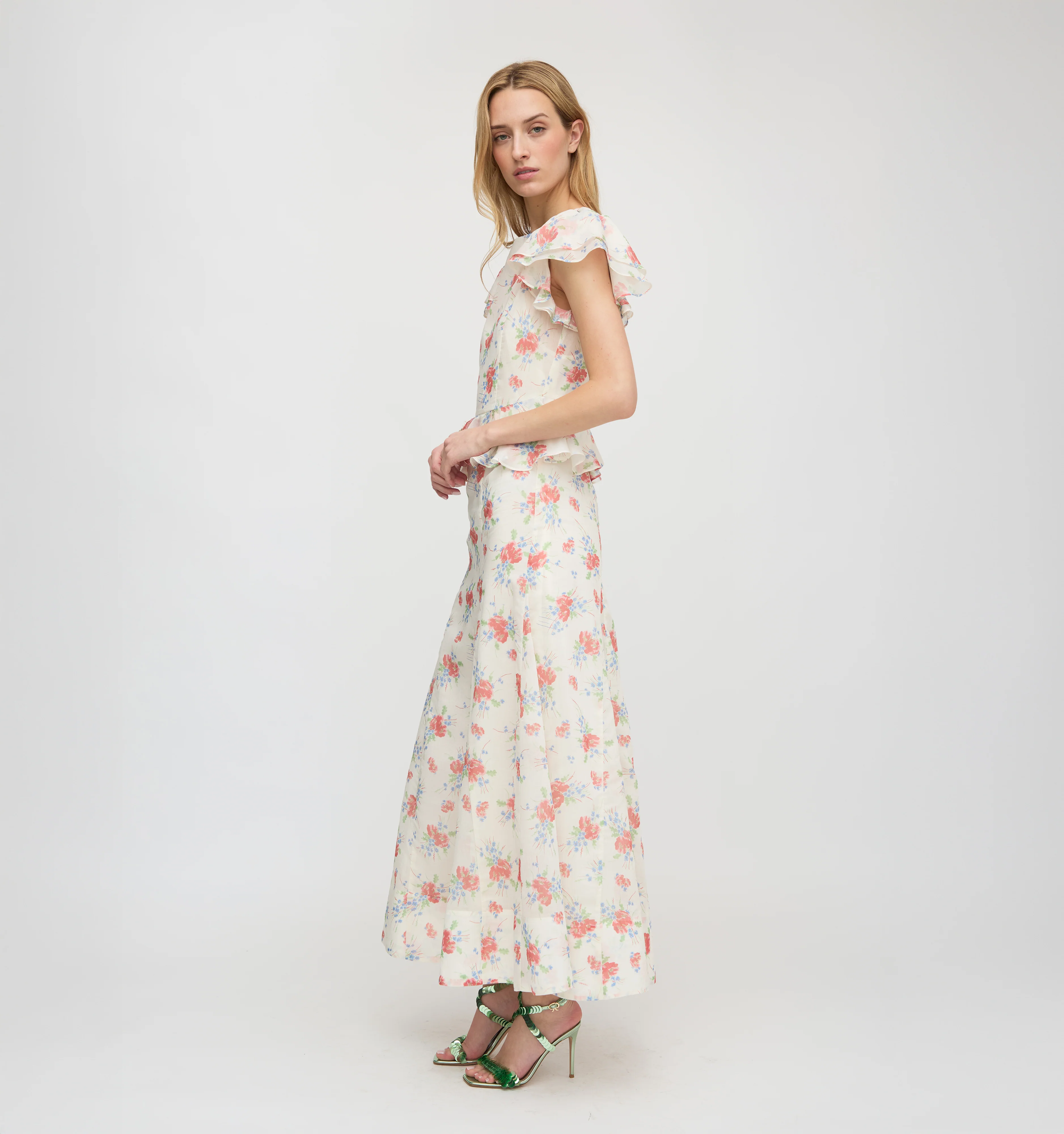 The Halston Dress - Sunburst Blossoms
