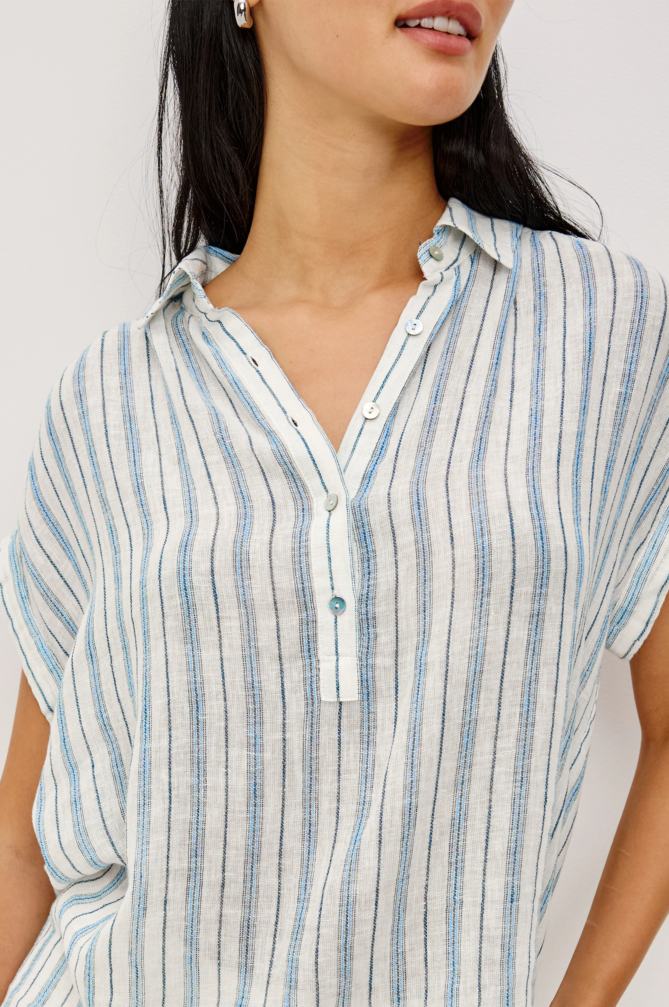 Tuscany Shirt - Windward Stripe