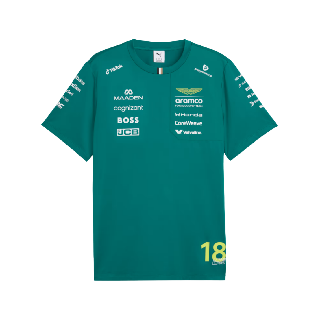 PUMA Aston Martin Stroll Tee Men Replica Jersey Green 713891 01