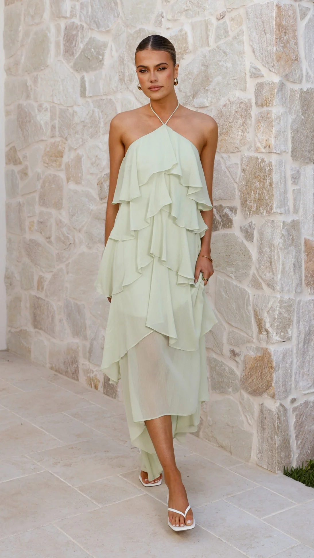 Soho Maxi Dress - Sage