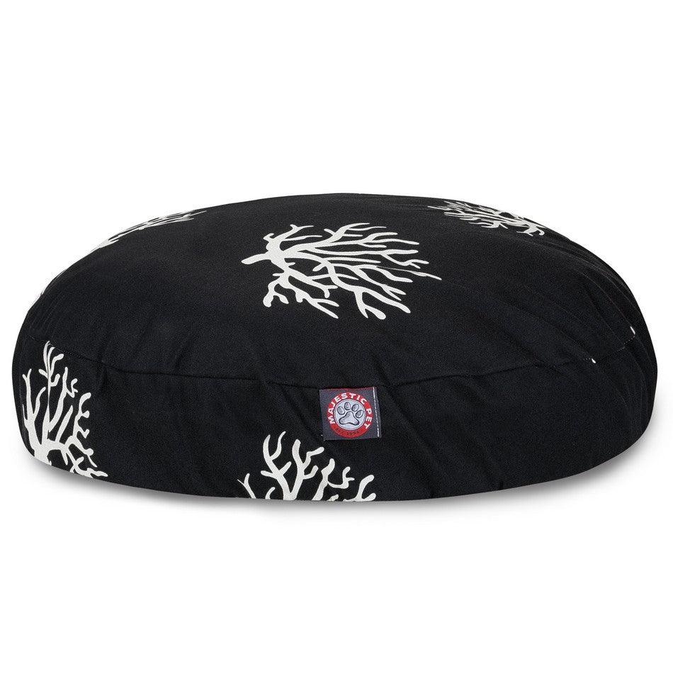 Coral Round Dog Bed