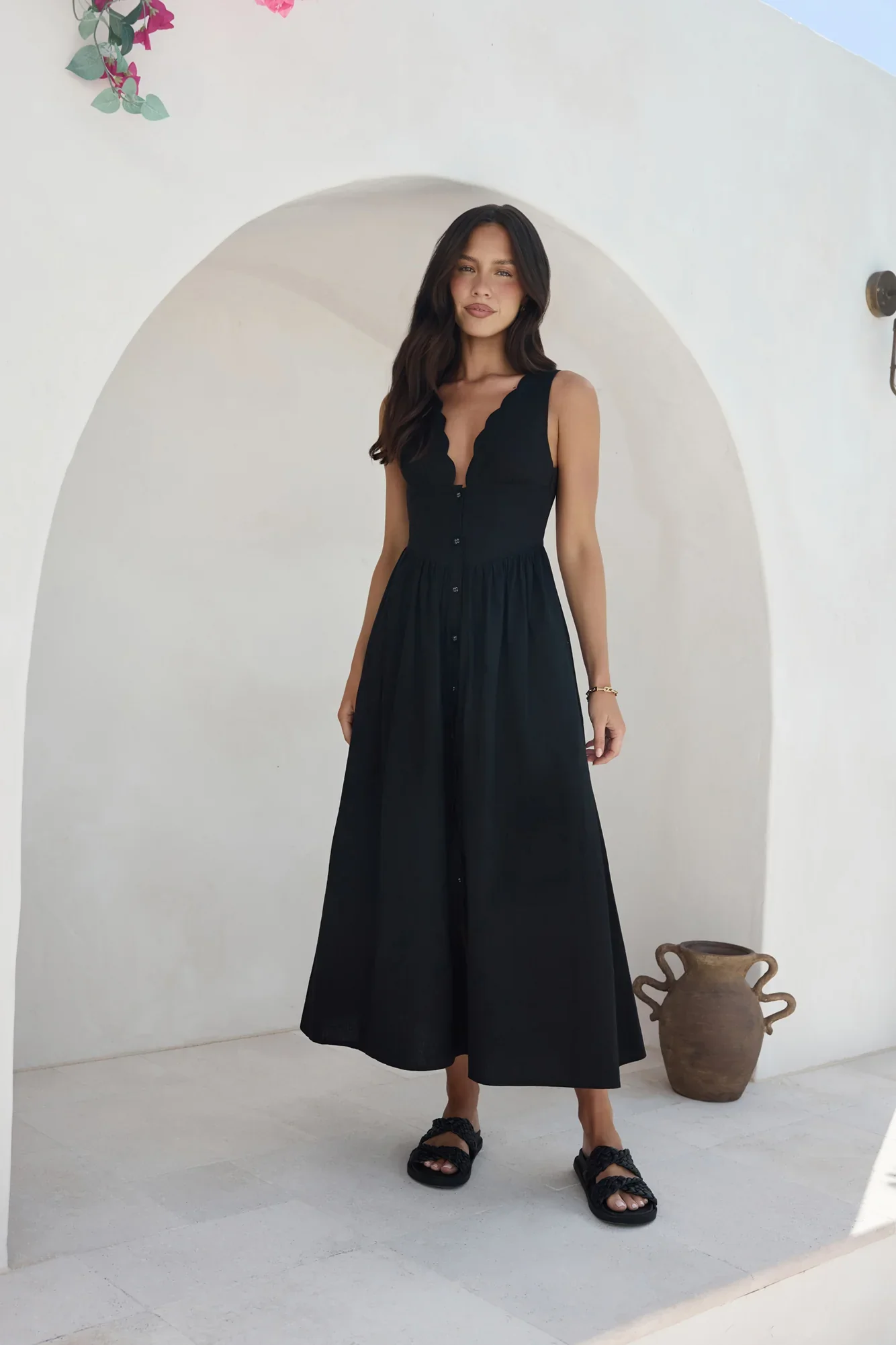 Chasing Daylight Maxi Dress Black