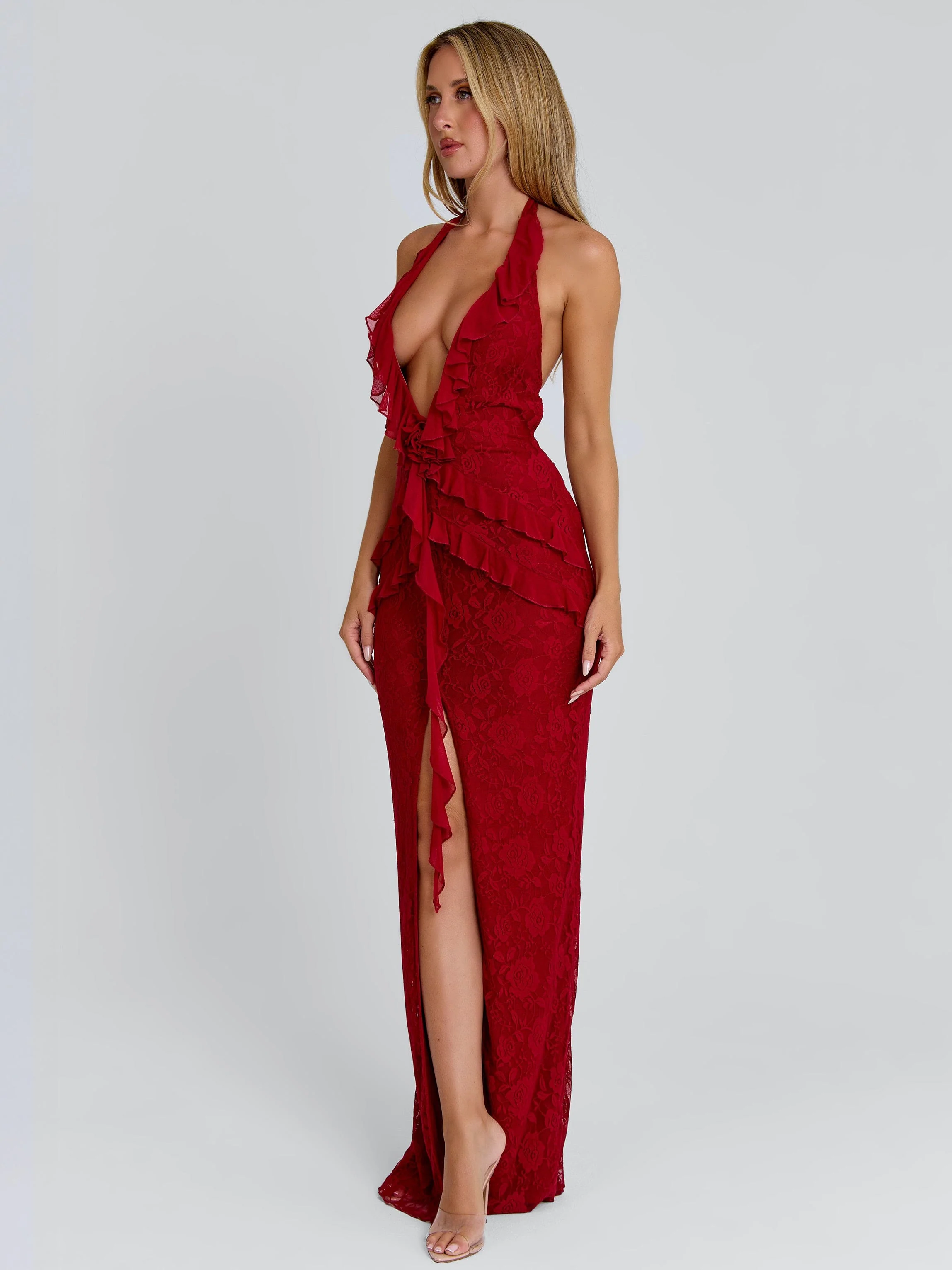 Novell Maxi Dress Red