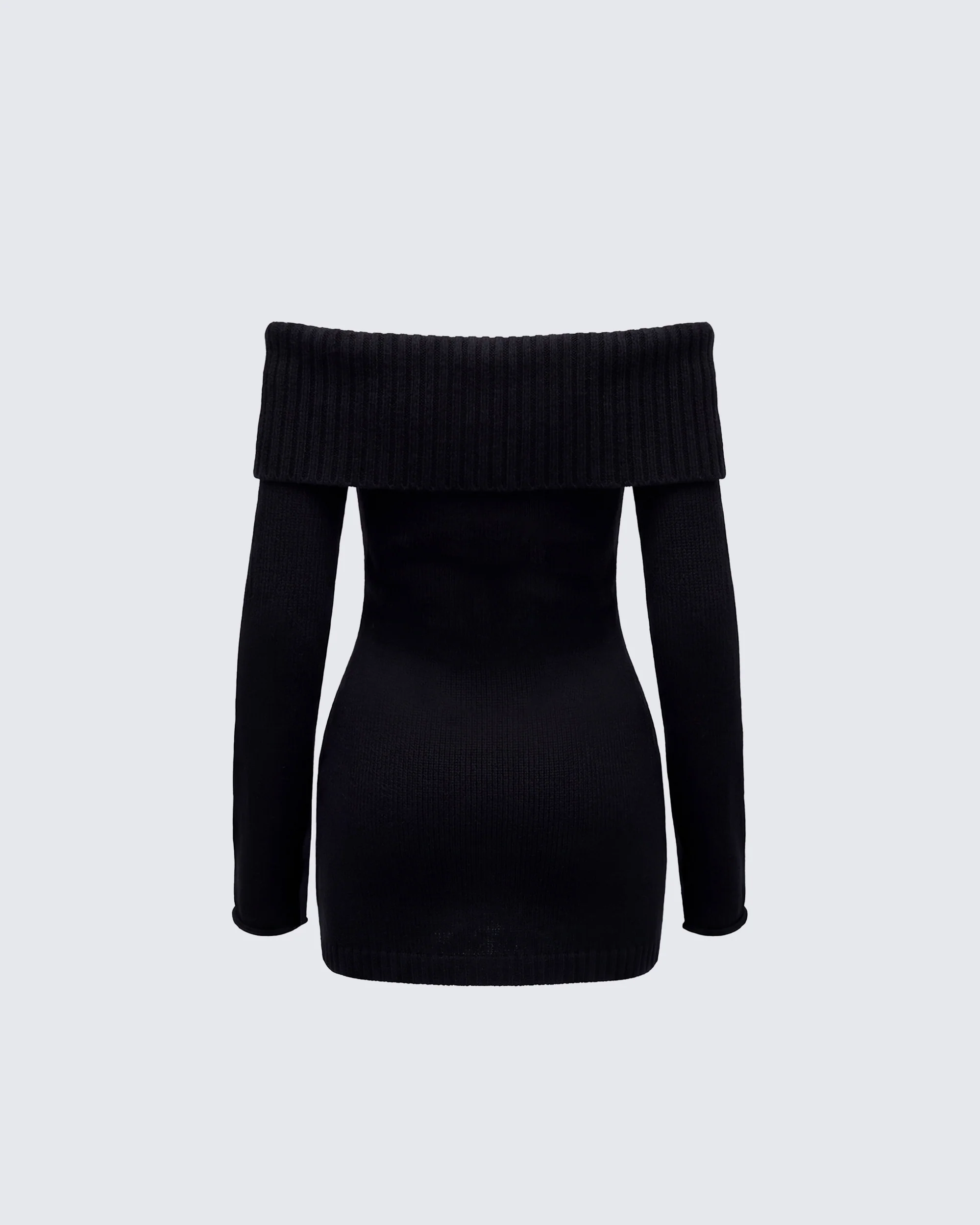 Abeni Black Sweater Mini Dress