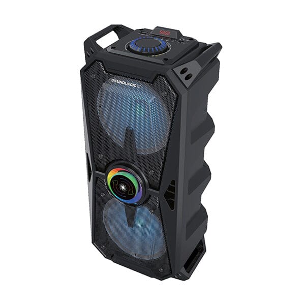 SoundLogicXT: Party Speaker with Discoball and Microphone
