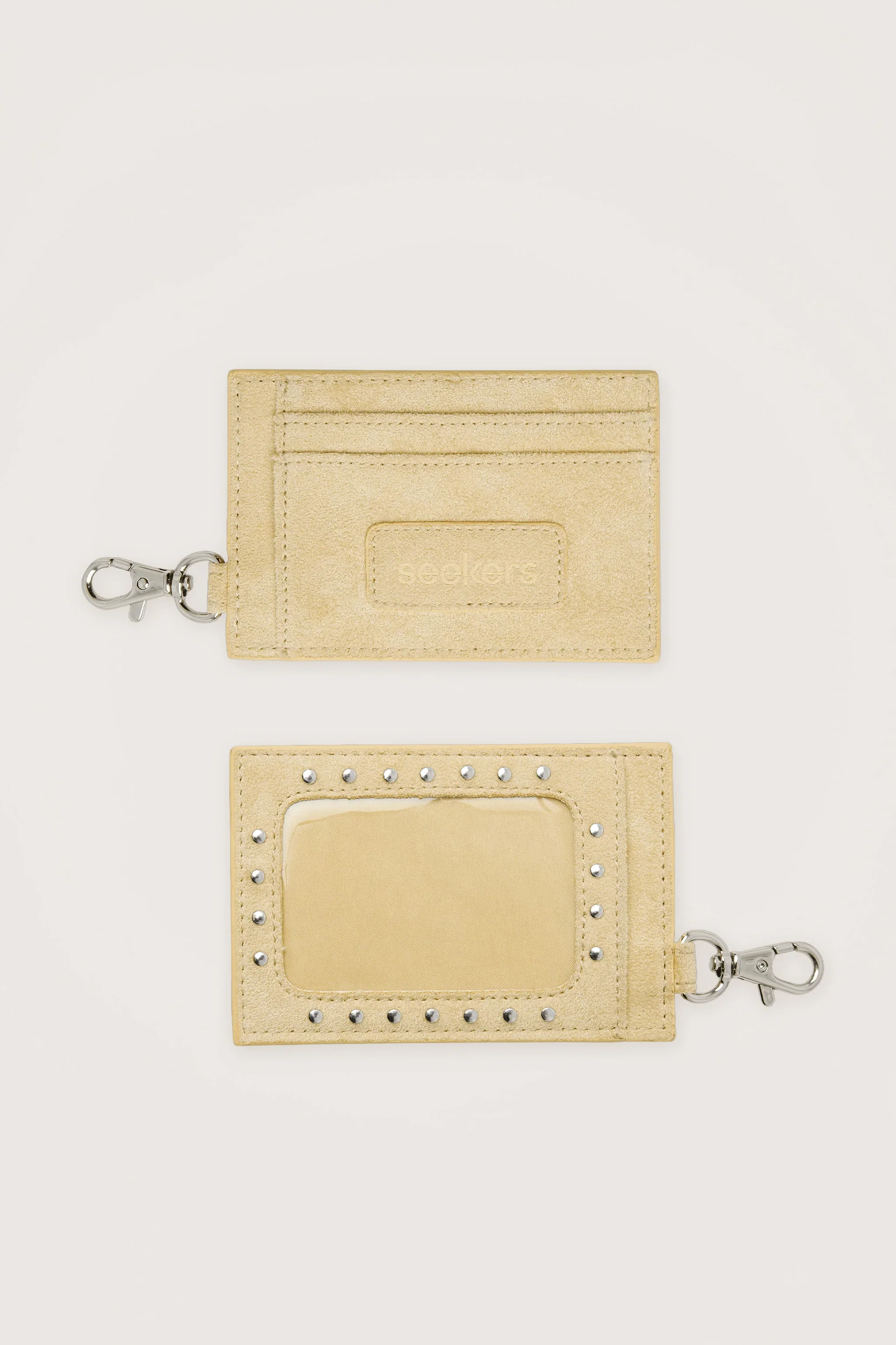 Martha Suede Cardholder in Yellow