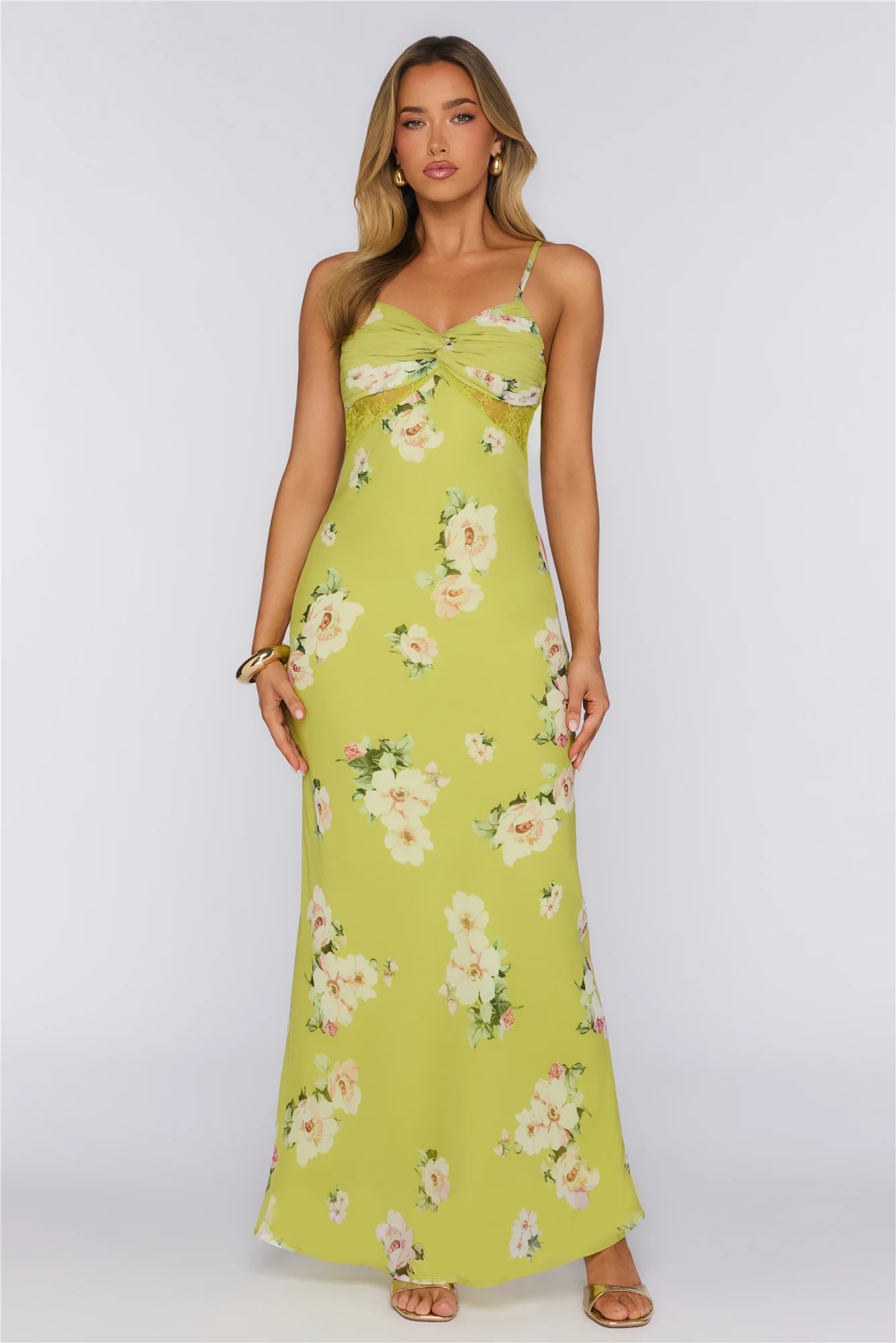 The Standard Is Her Maxi Dress Lime