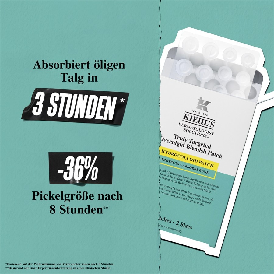 Kiehl's Dermatologiczna pielęgnacja ciała Truly Targeted Overnight Blemish Patches