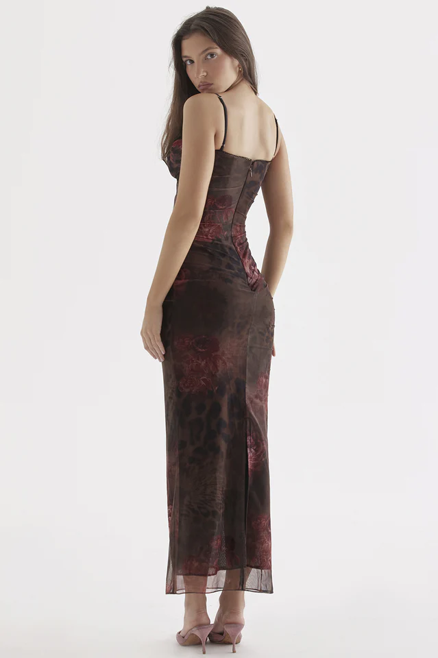 Nalini Printed Midi Dress