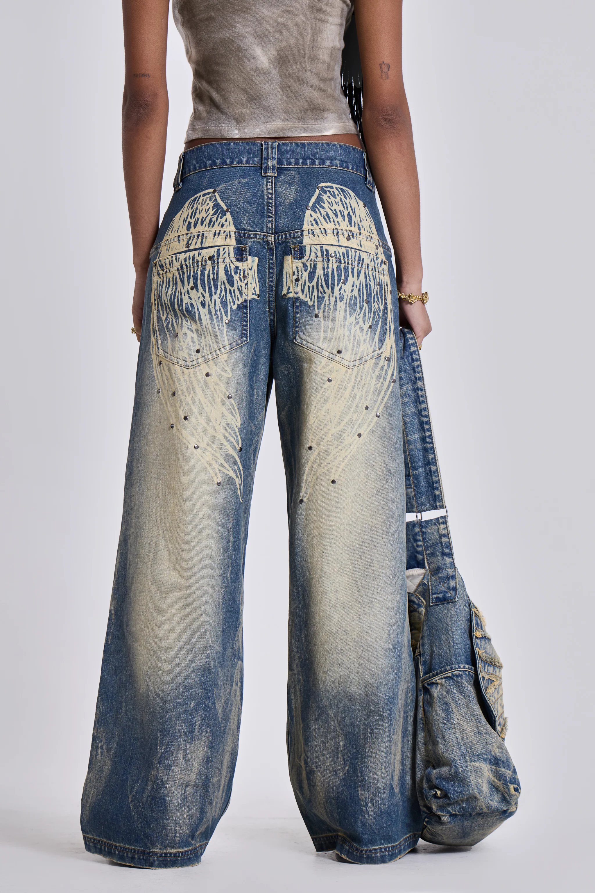 Blue Ethereal Colossus Jeans