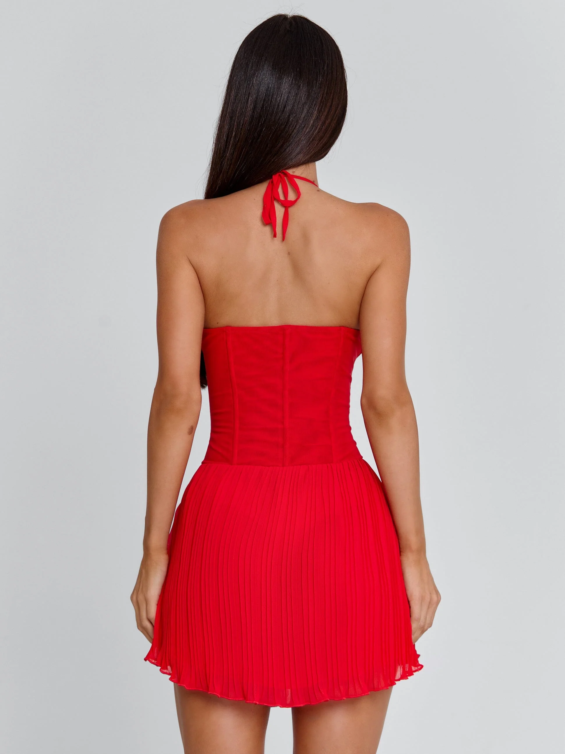 Calla Mini Dress Red