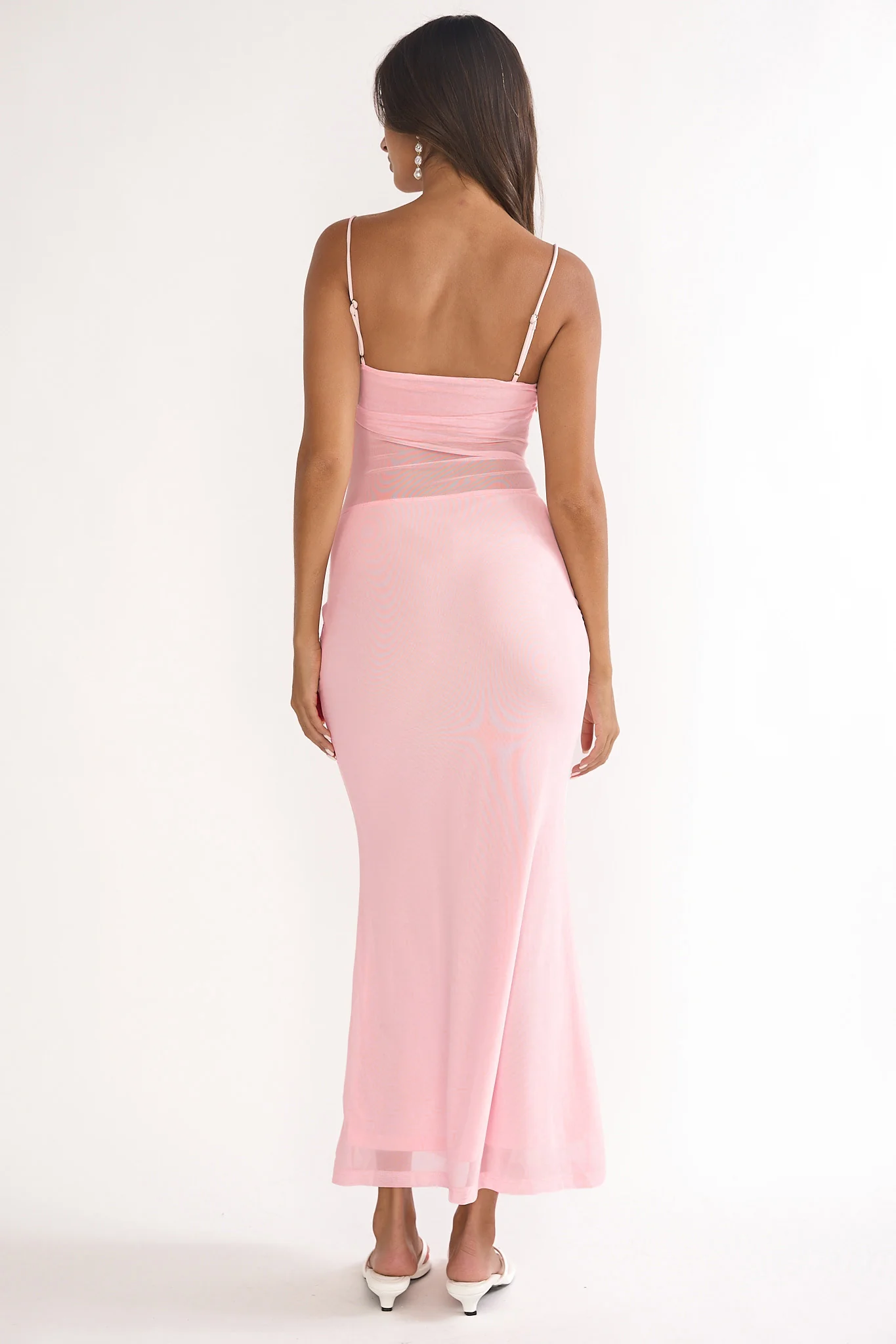 Stara Knot Accent Maxi Dress Blush