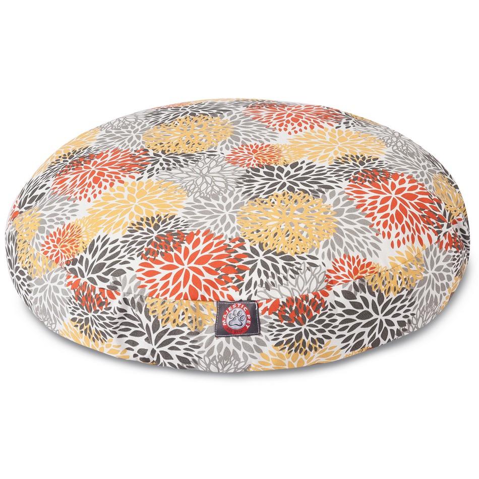 Blooms Round Dog Bed