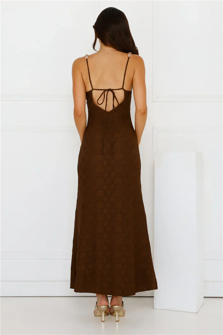 You Got This Maxi Dress Brown