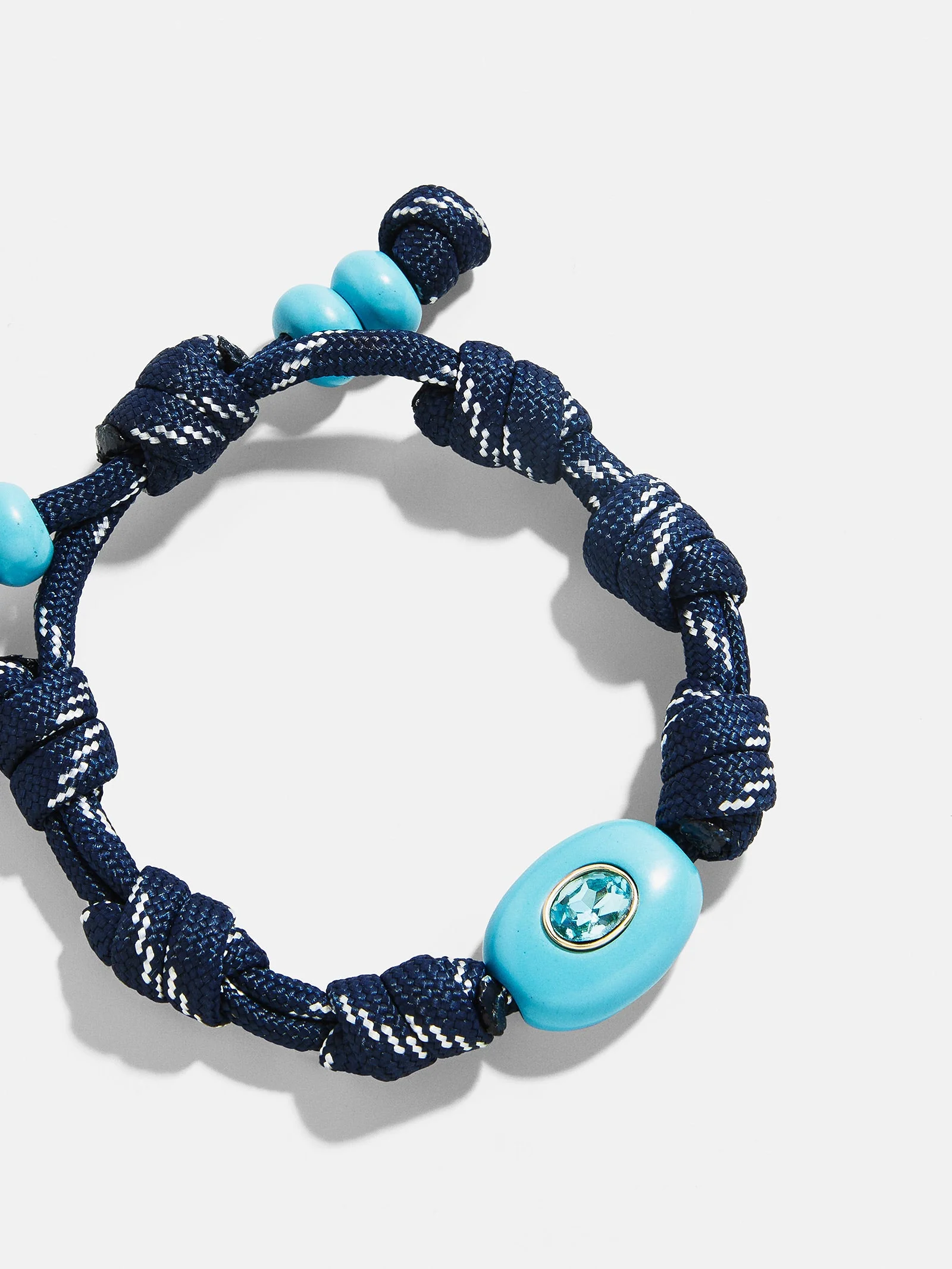 True Aura Semi-Precious Paracord Bracelet - Turquoise