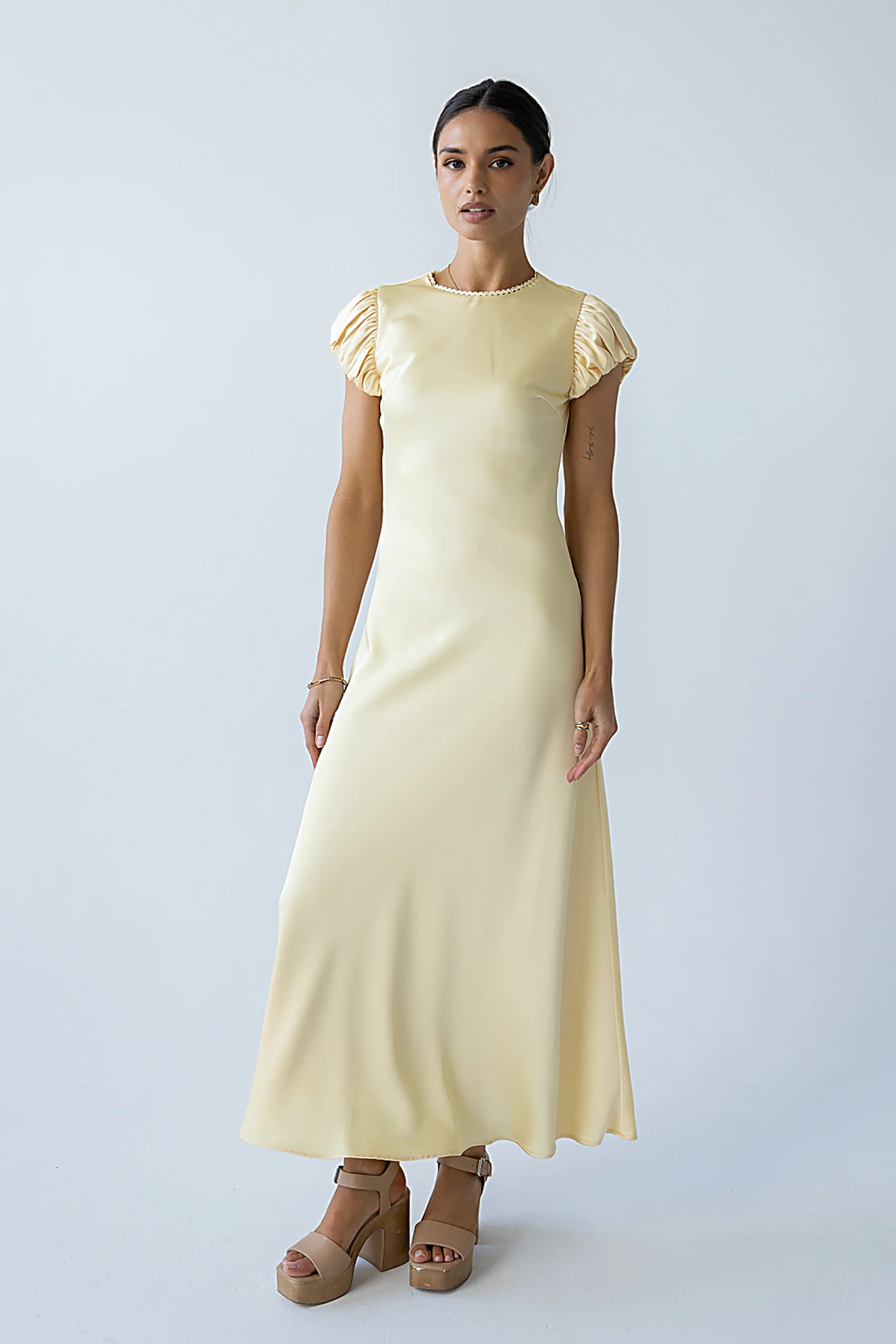 Ellianna Maxi Dress in Yellow