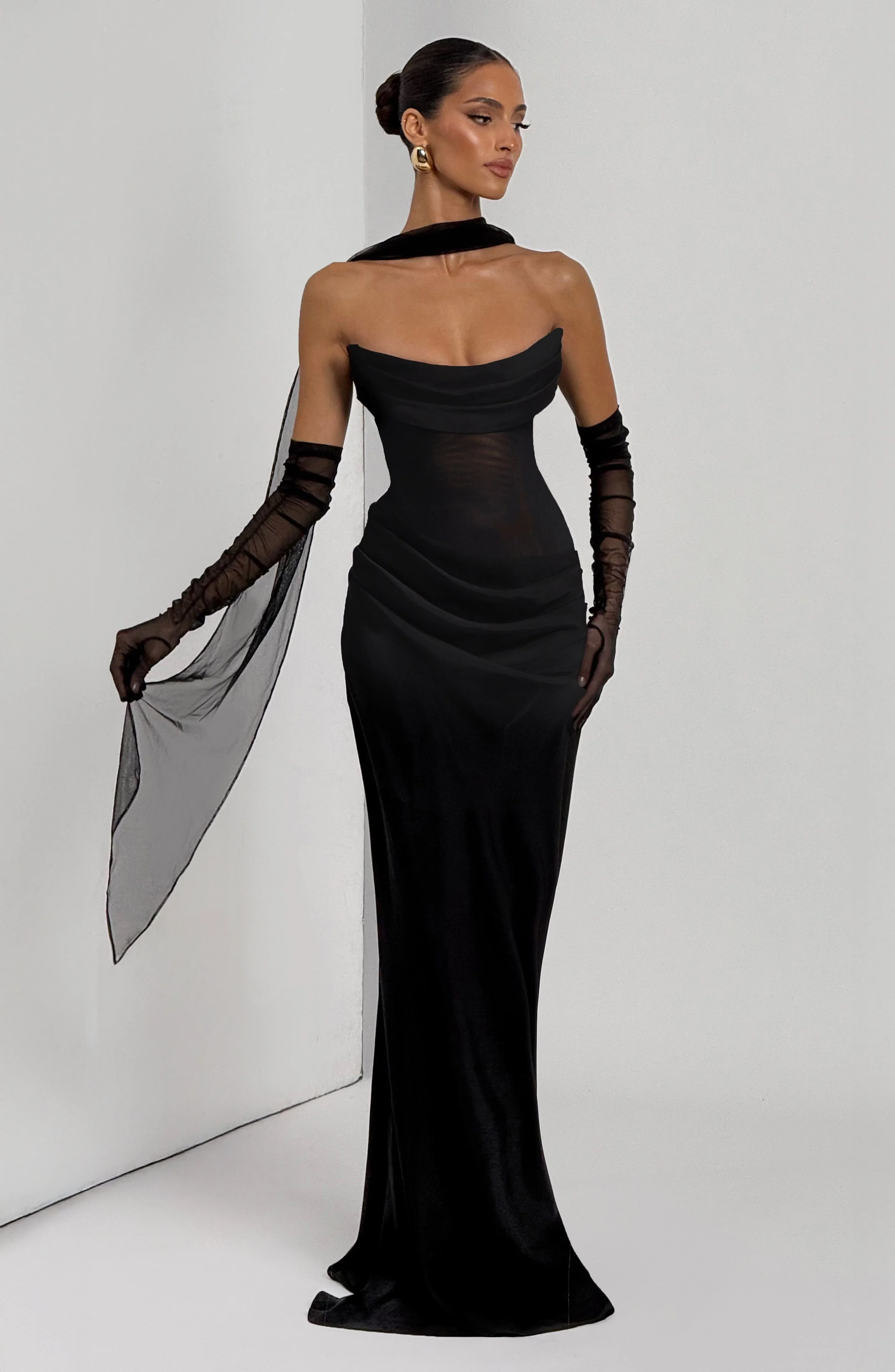 Liora Maxi Dress - Black