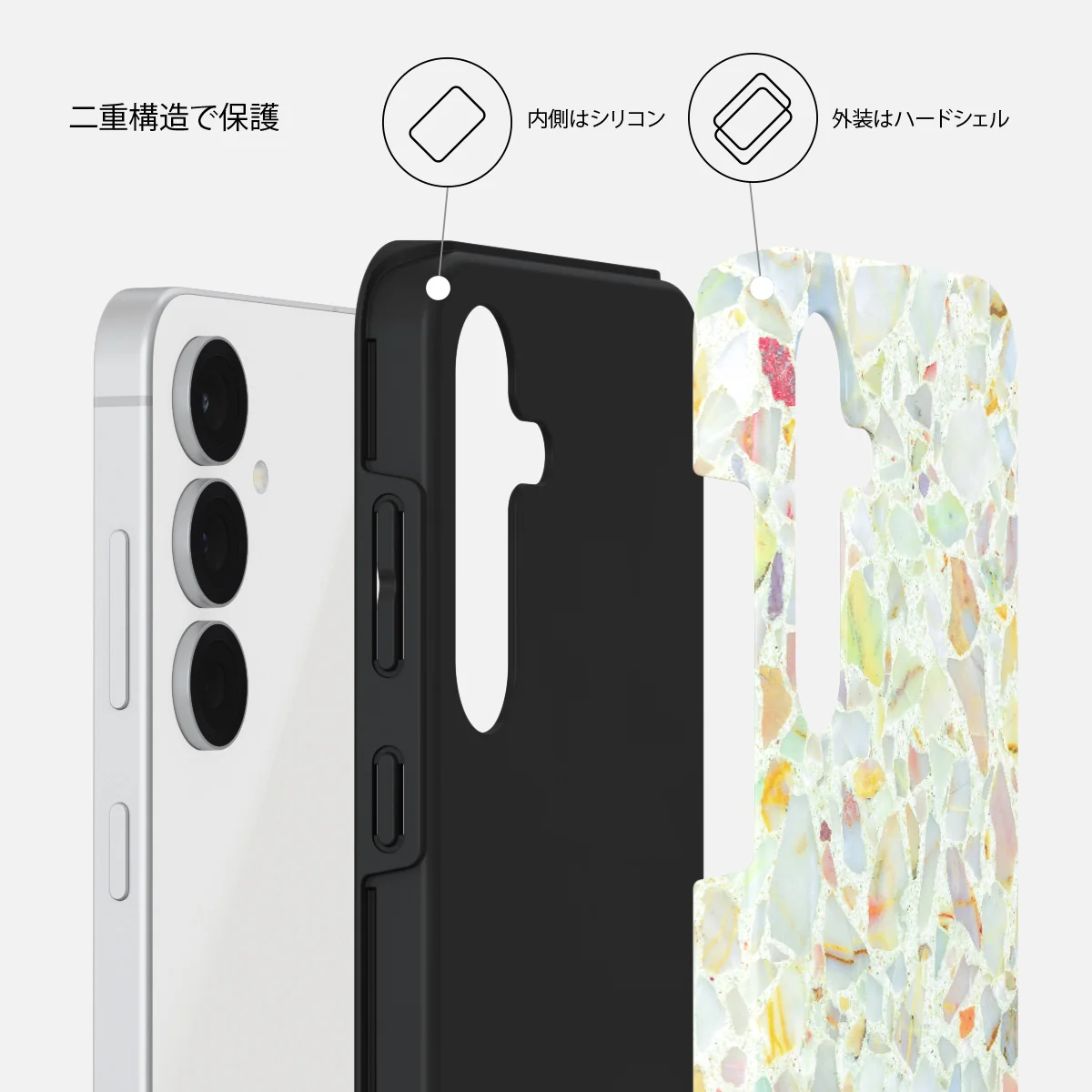 Rainbow Crush - Samsung Galaxy S25 FE ケース