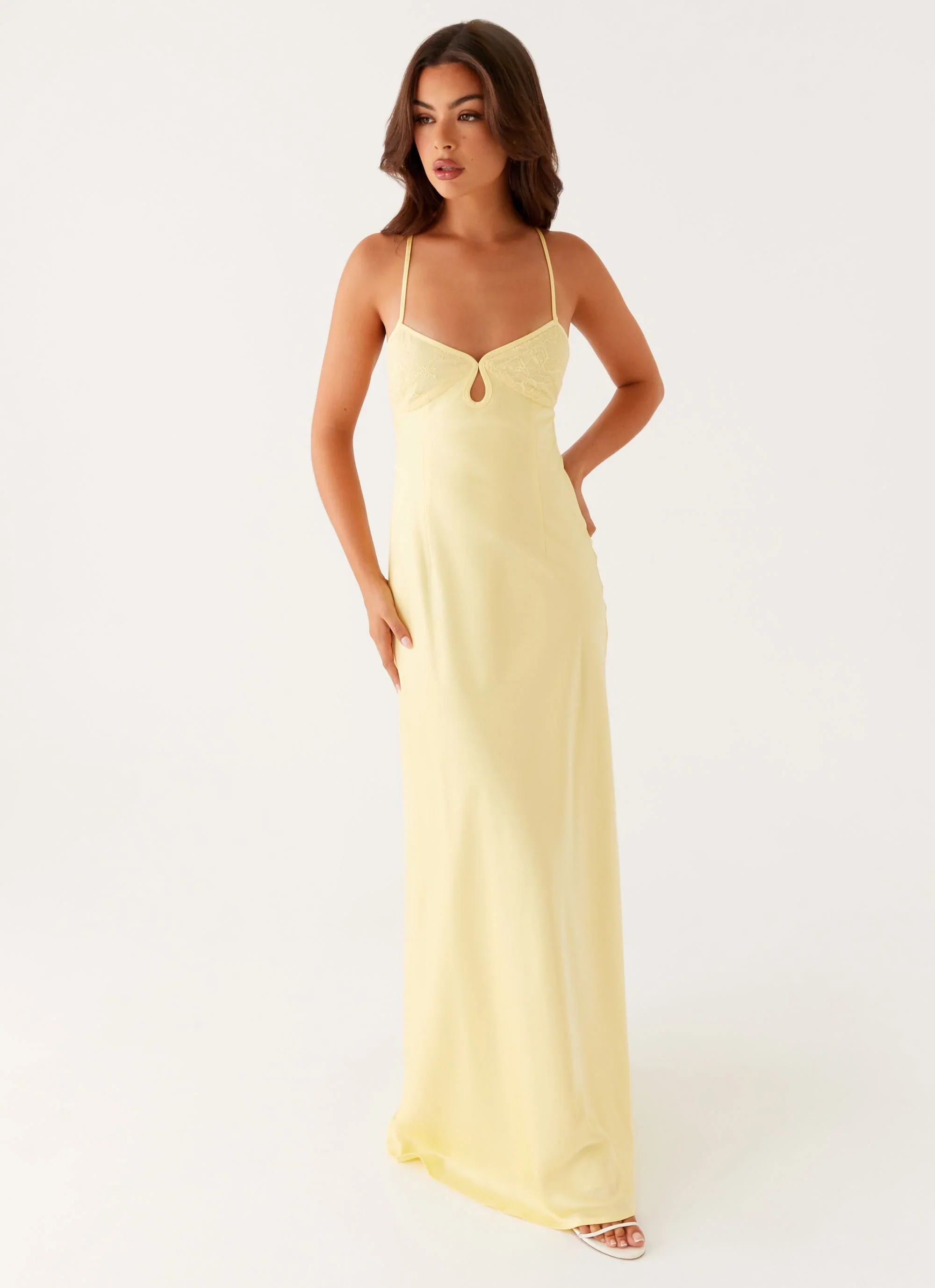 Joanie Maxi Dress - Yellow - luluinthesky