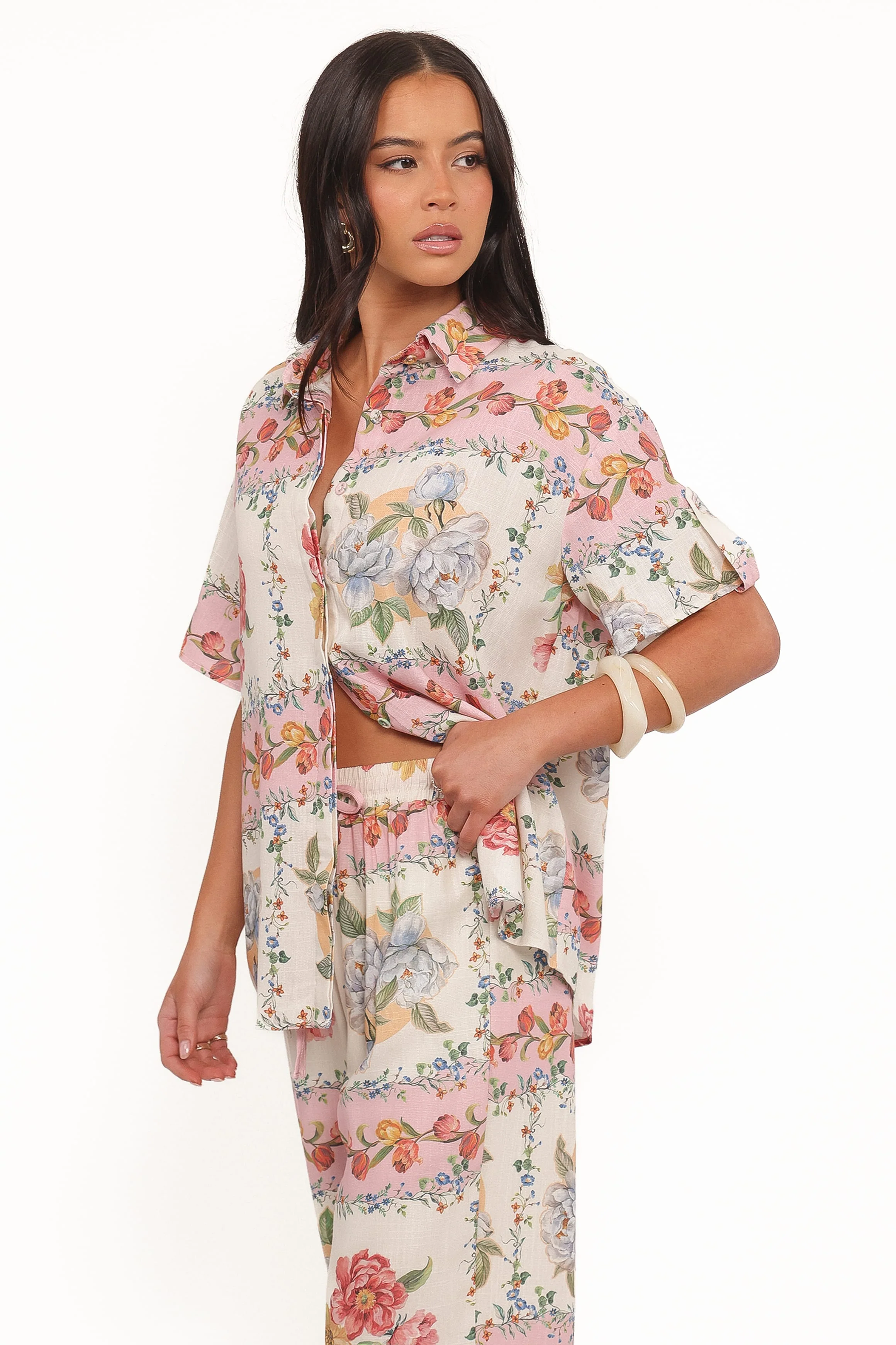 Cascais Shirt - Rose Tile