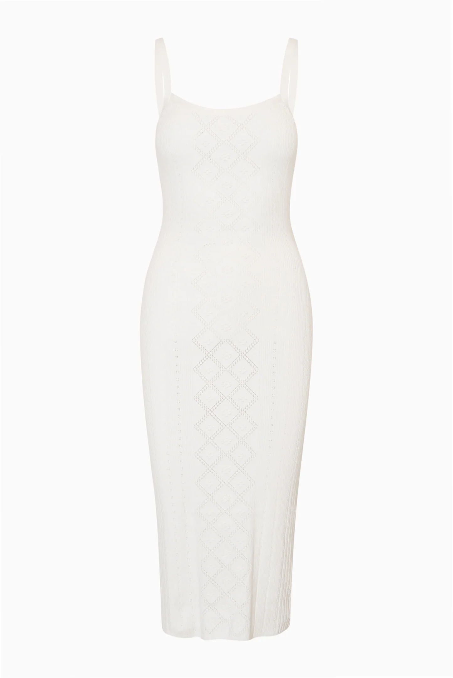 Opalina Cotton Pointelle Midi Dress