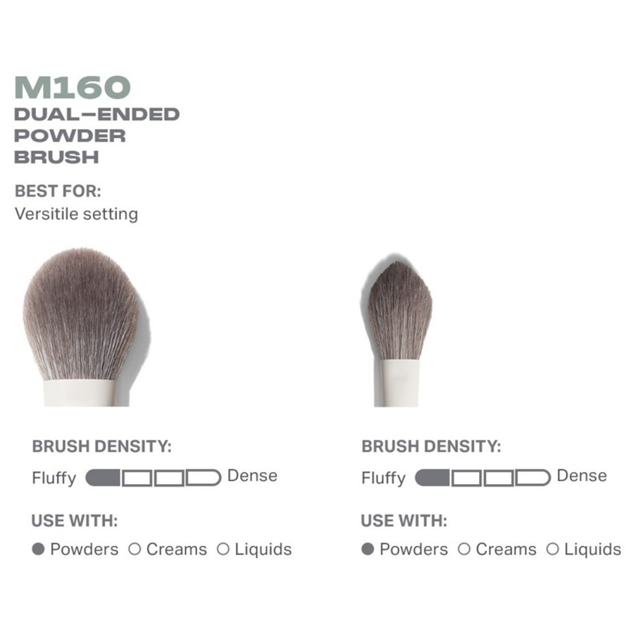 Morphe Szczotki do twarzy M160 Dual-ended Powder Brush