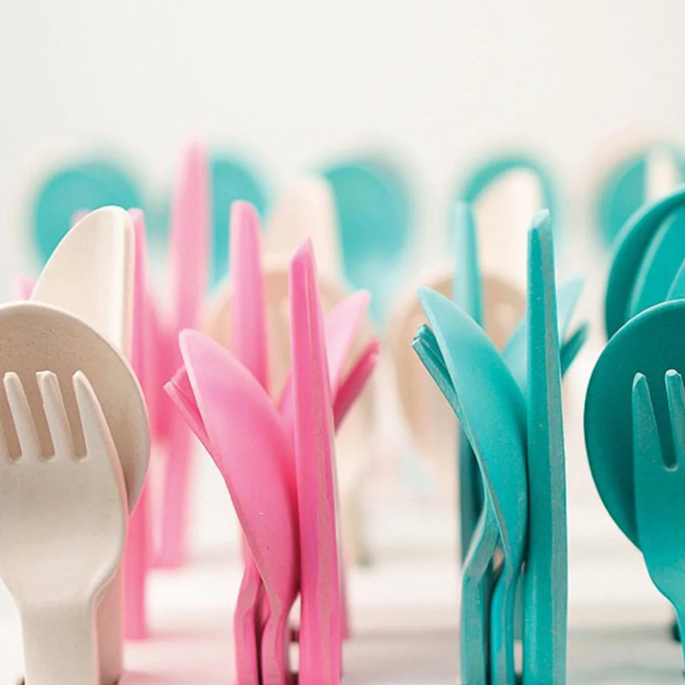 Vogeelle Reusable Cutlery Set - Rose