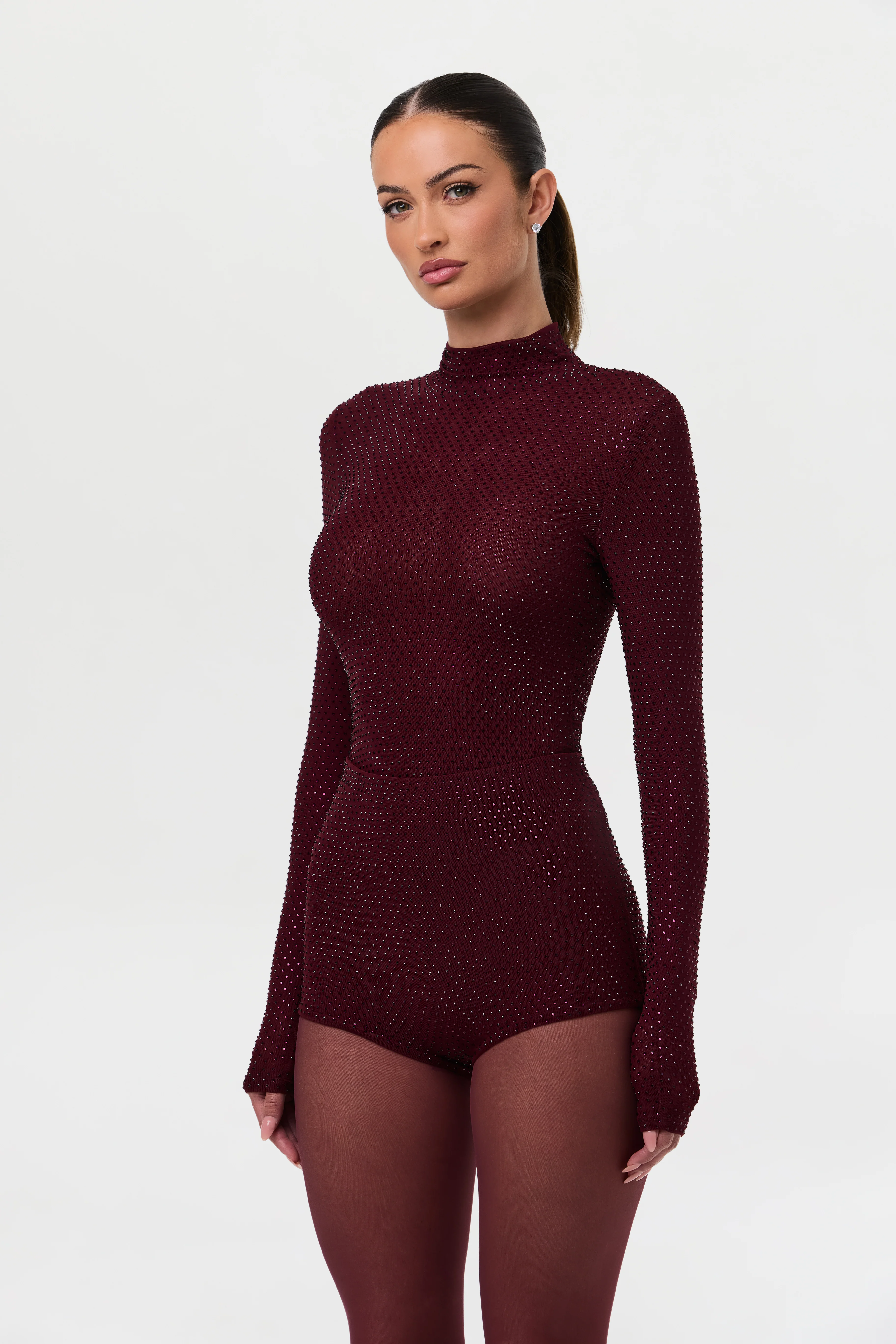 Crystal High Waisted Hot Pants