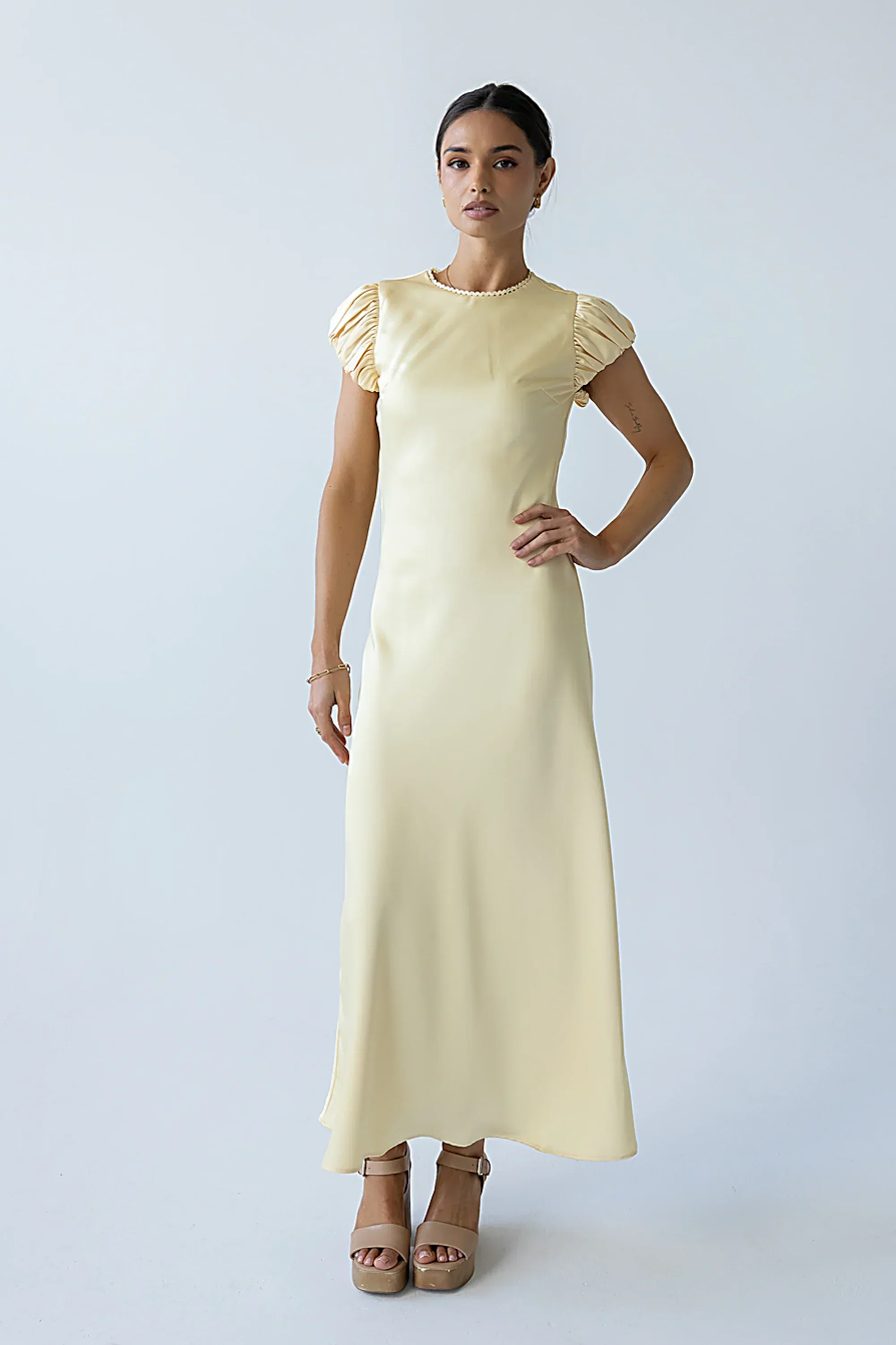 Ellianna Maxi Dress in Yellow