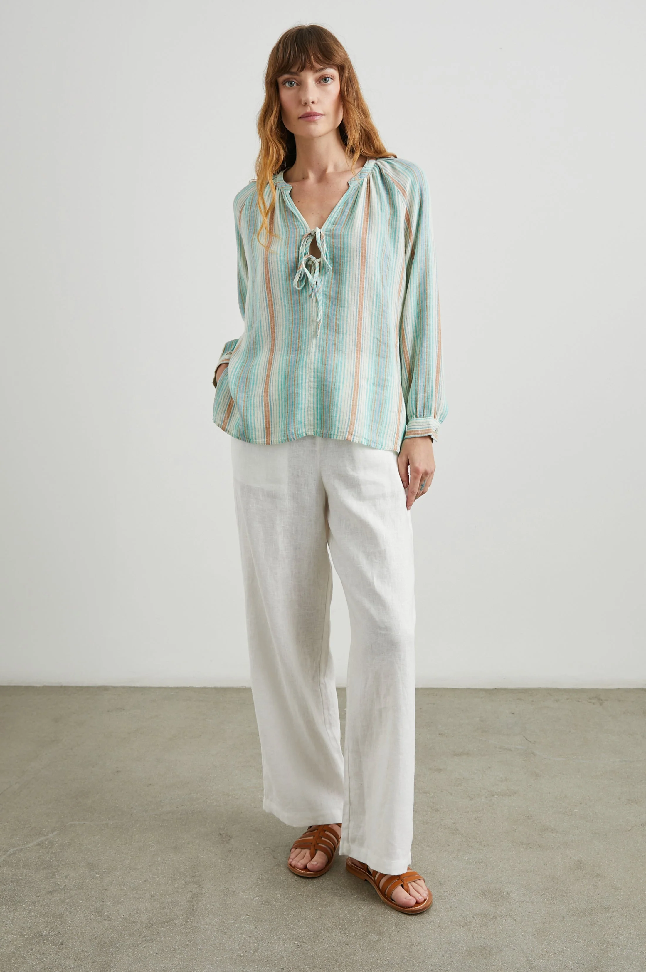 Brielle Top - Seaview Stripe