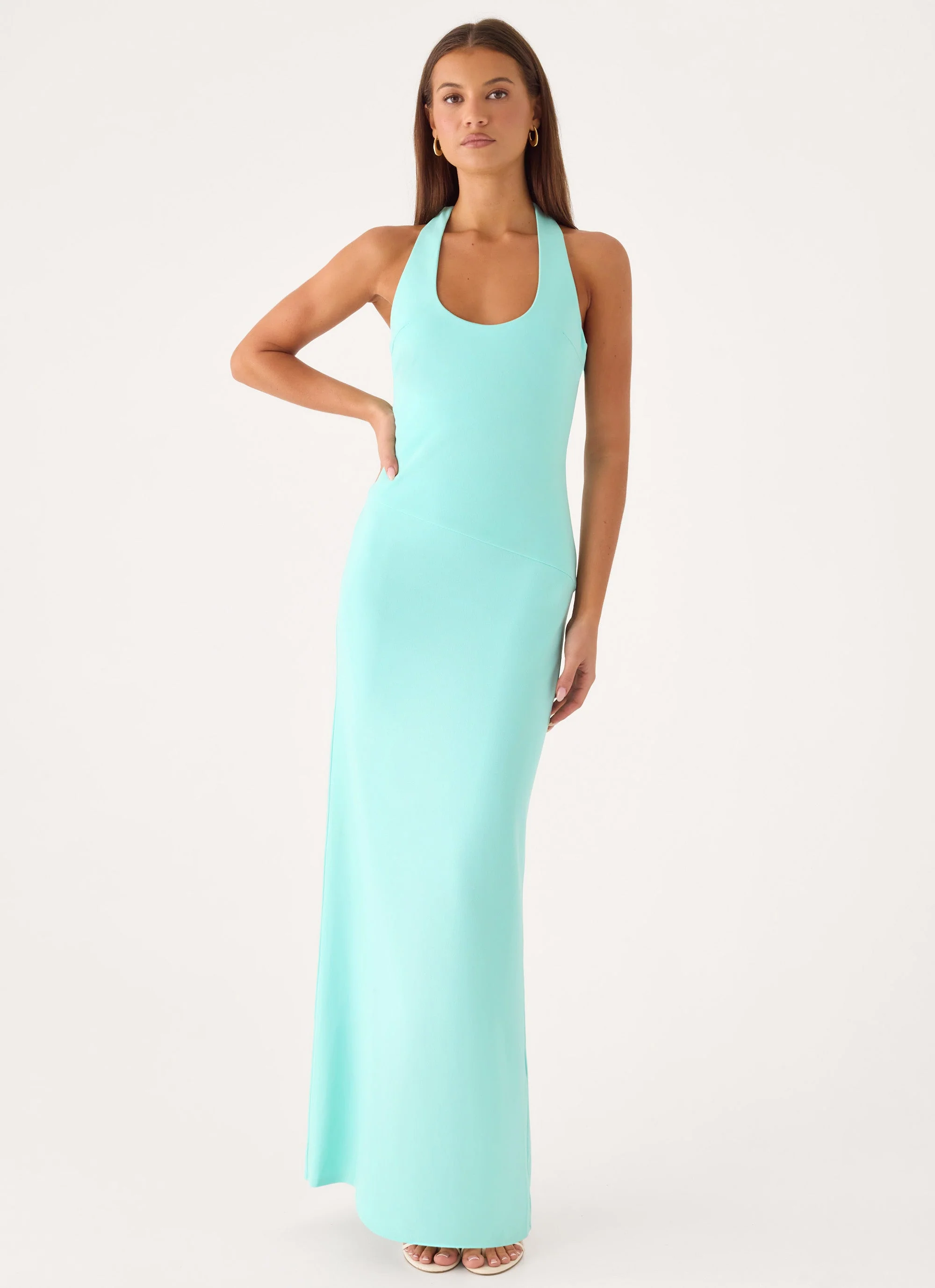 Nardin Maxi Dress - Mint - luluinthesky