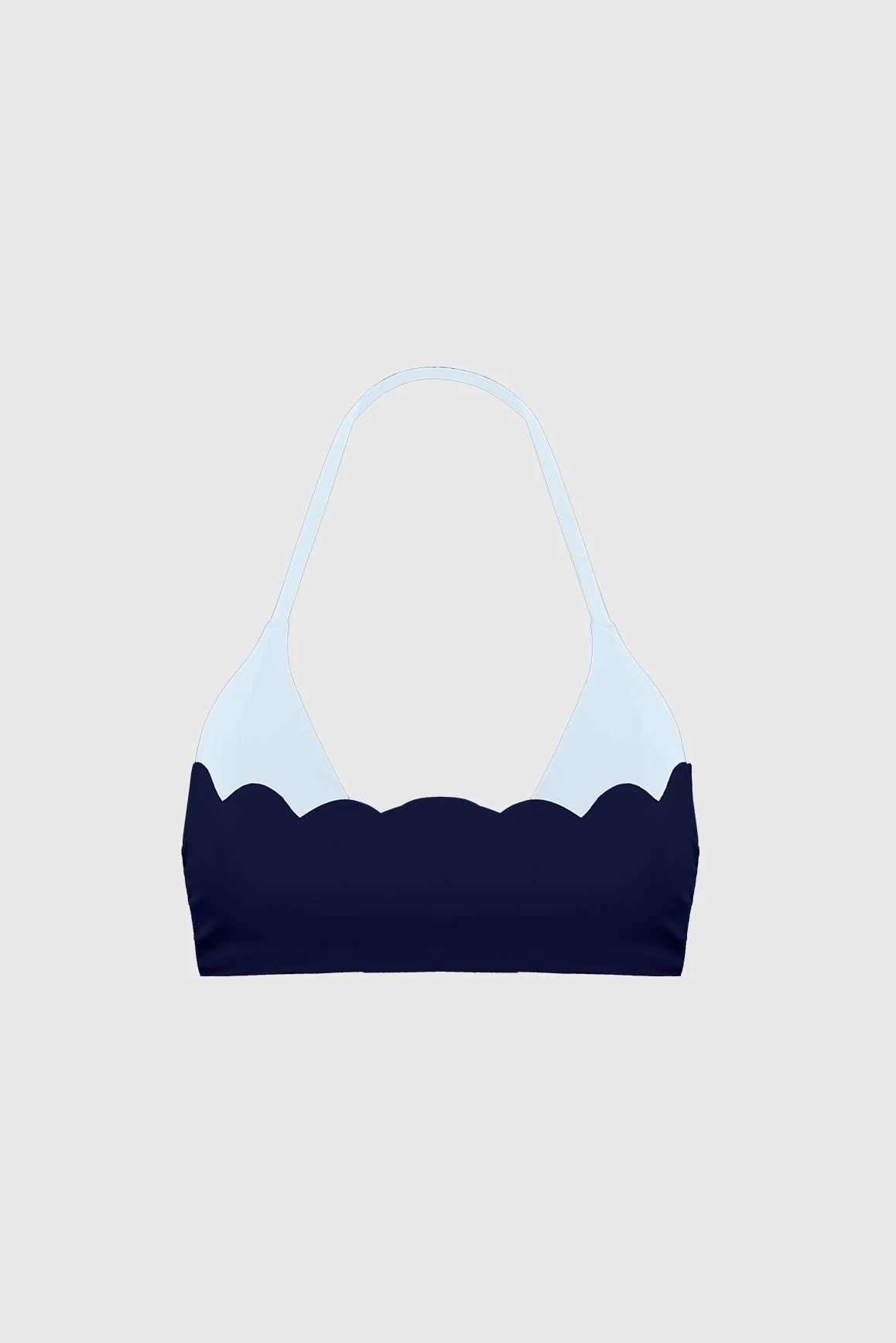 Scallop Contour Halter Bra